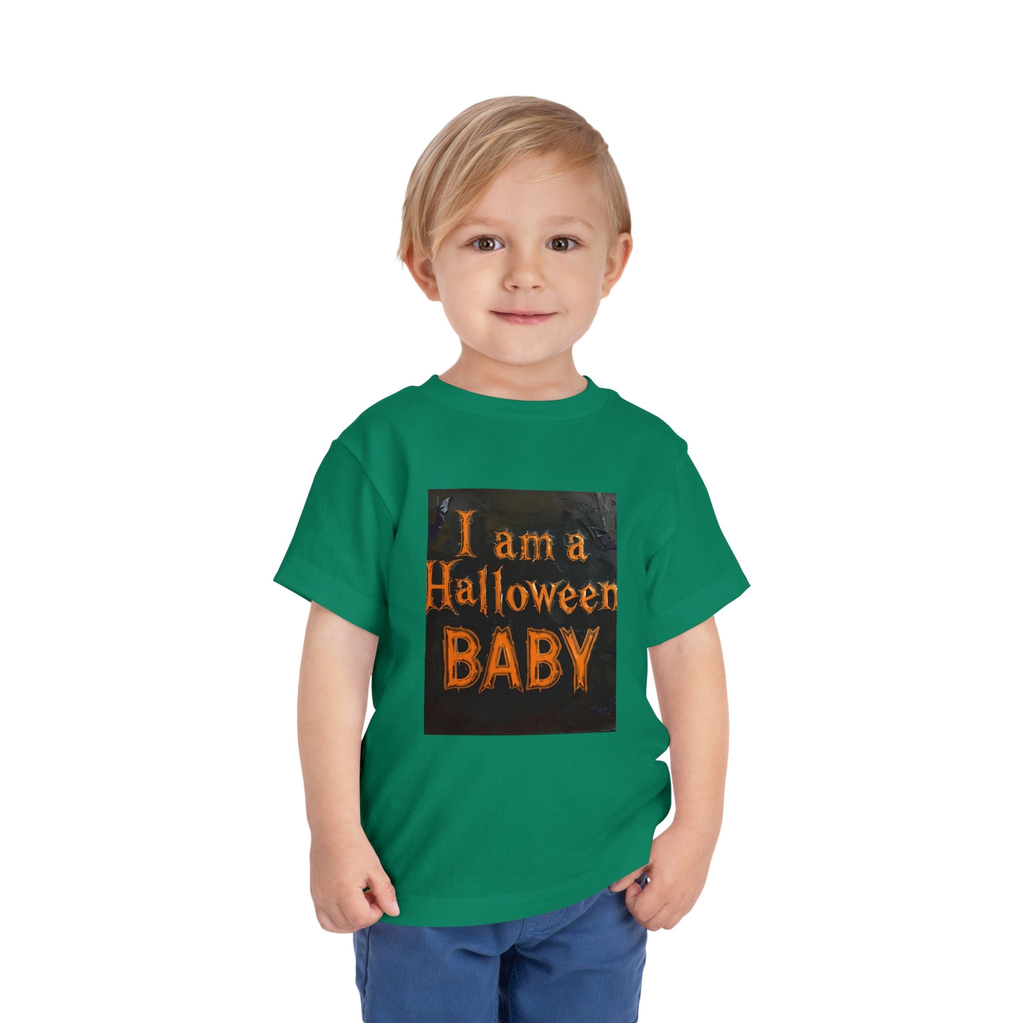 I Am A Halloween Baby Toddler Short Sleeve Tee