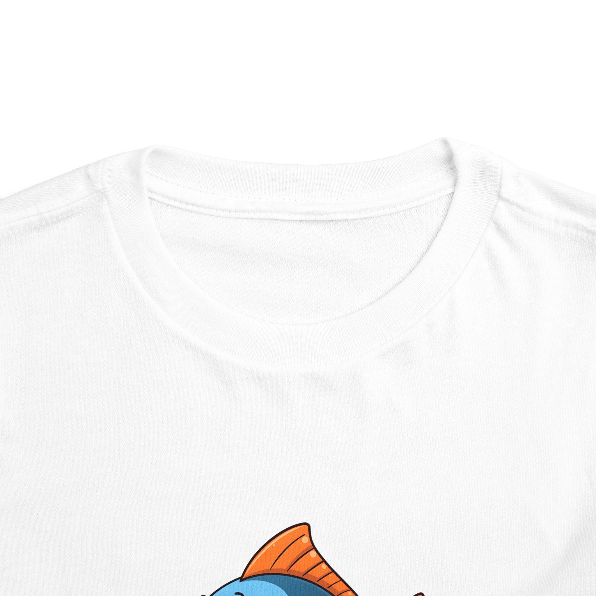 Here Fishy Fishy Fishy Toddler Short Sleeve Tee