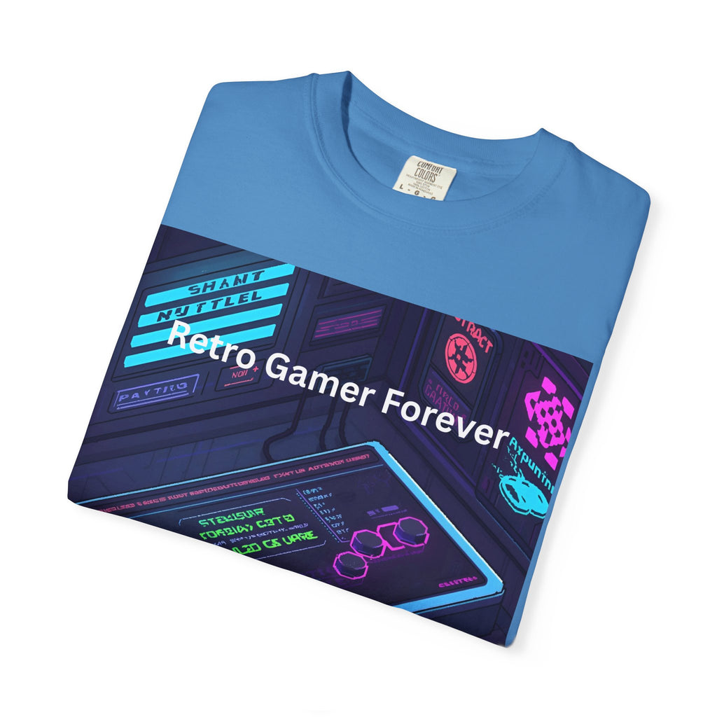 Retro Game Controller Unisex Garment-Dyed T-shirt
