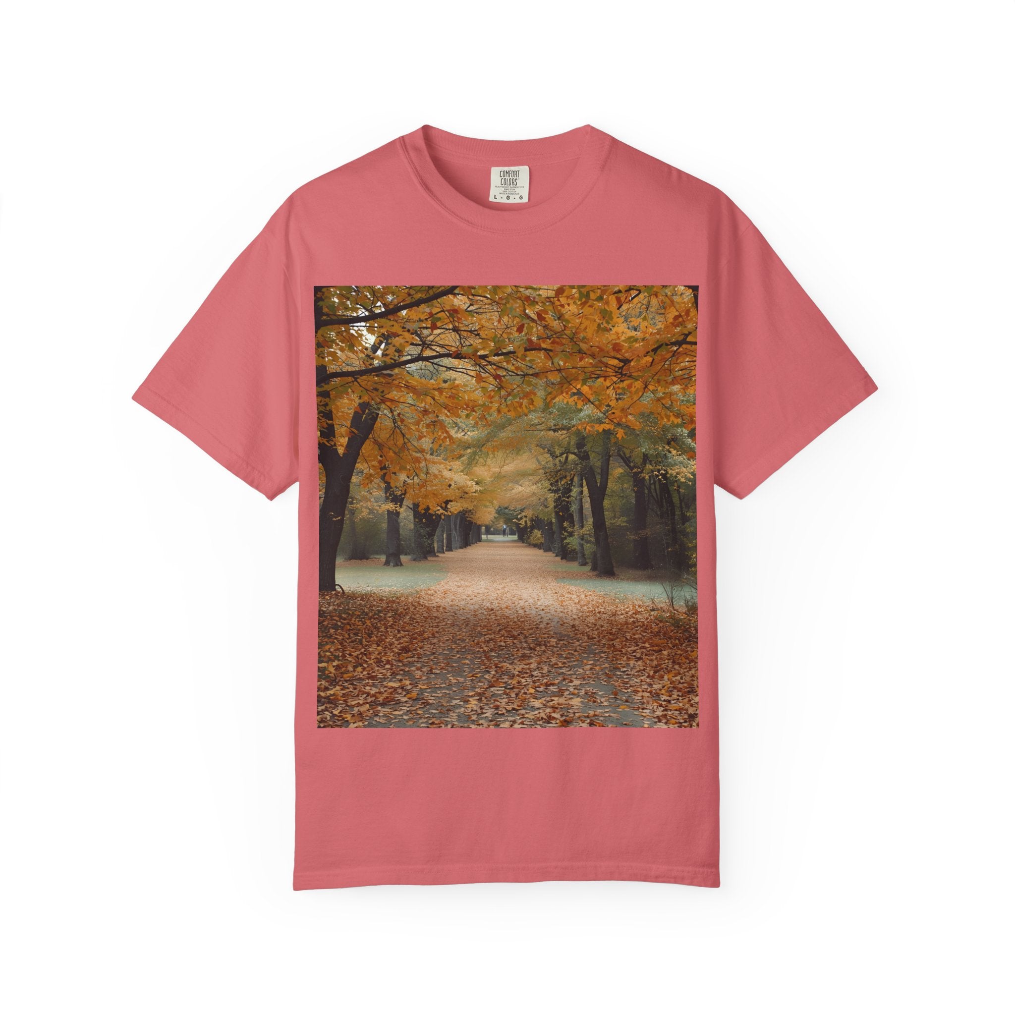 Autumn Pathways Unisex T-Shirt - Cozy Fall Vibes, Nature Lover's Tee, Seasonal Style, Perfect for Thanksgiving, Outdoors Events