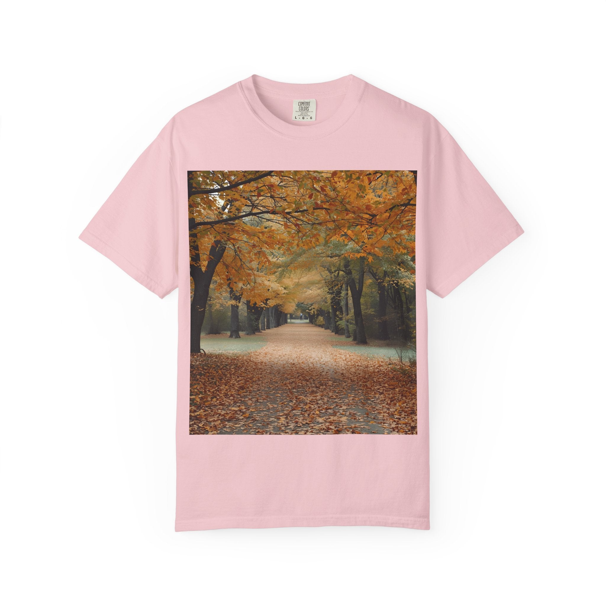 Autumn Pathways Unisex T-Shirt - Cozy Fall Vibes, Nature Lover's Tee, Seasonal Style, Perfect for Thanksgiving, Outdoors Events