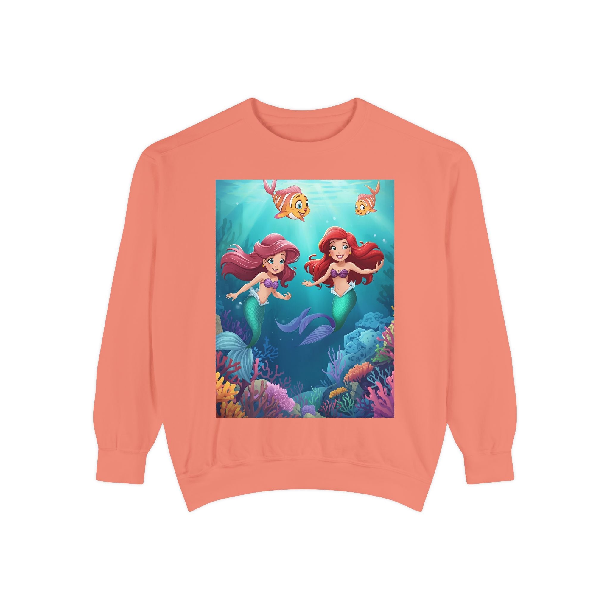 Mermaid Unisex Garment-Dyed Sweatshirt