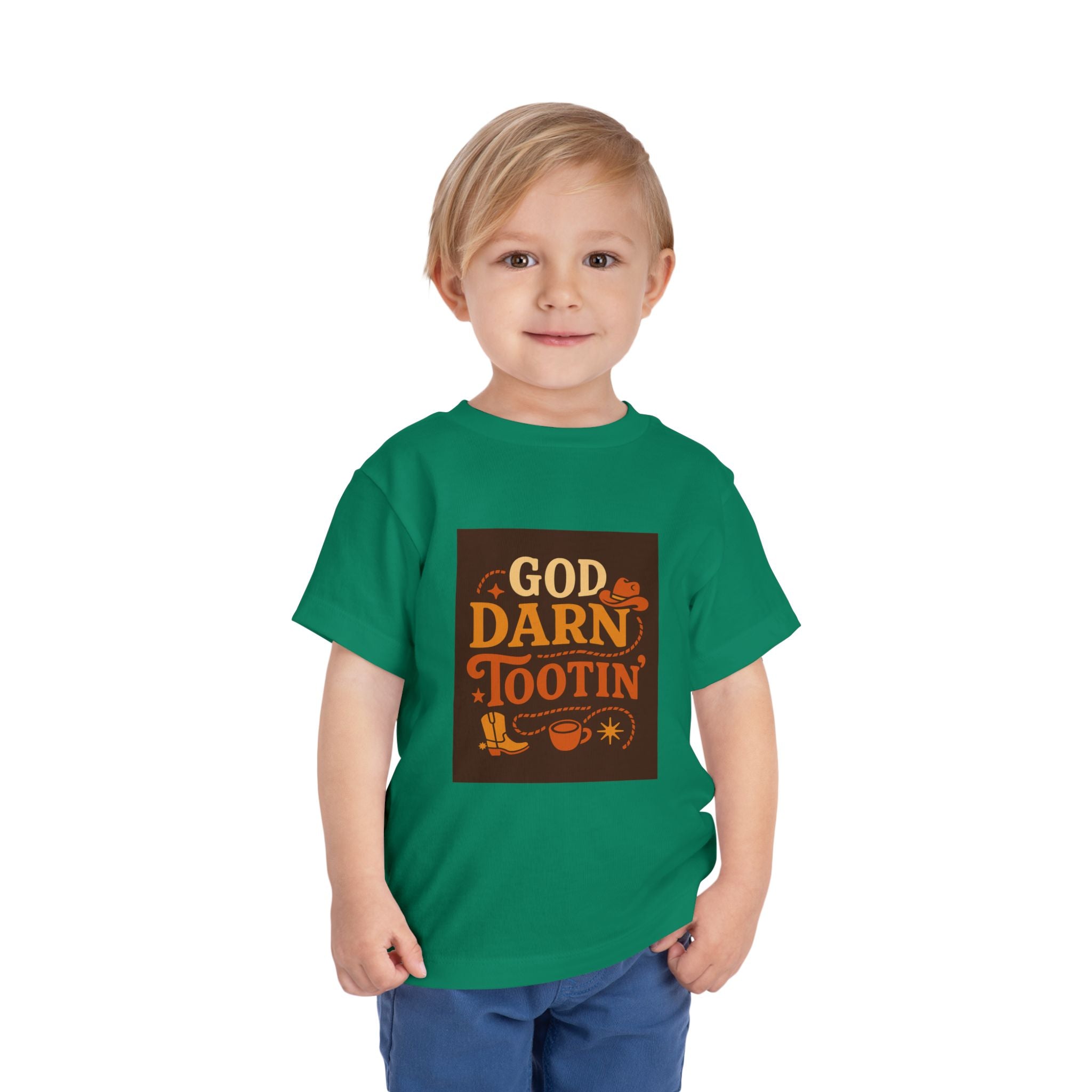 God Darn Tootin Toddler Short Sleeve Tee