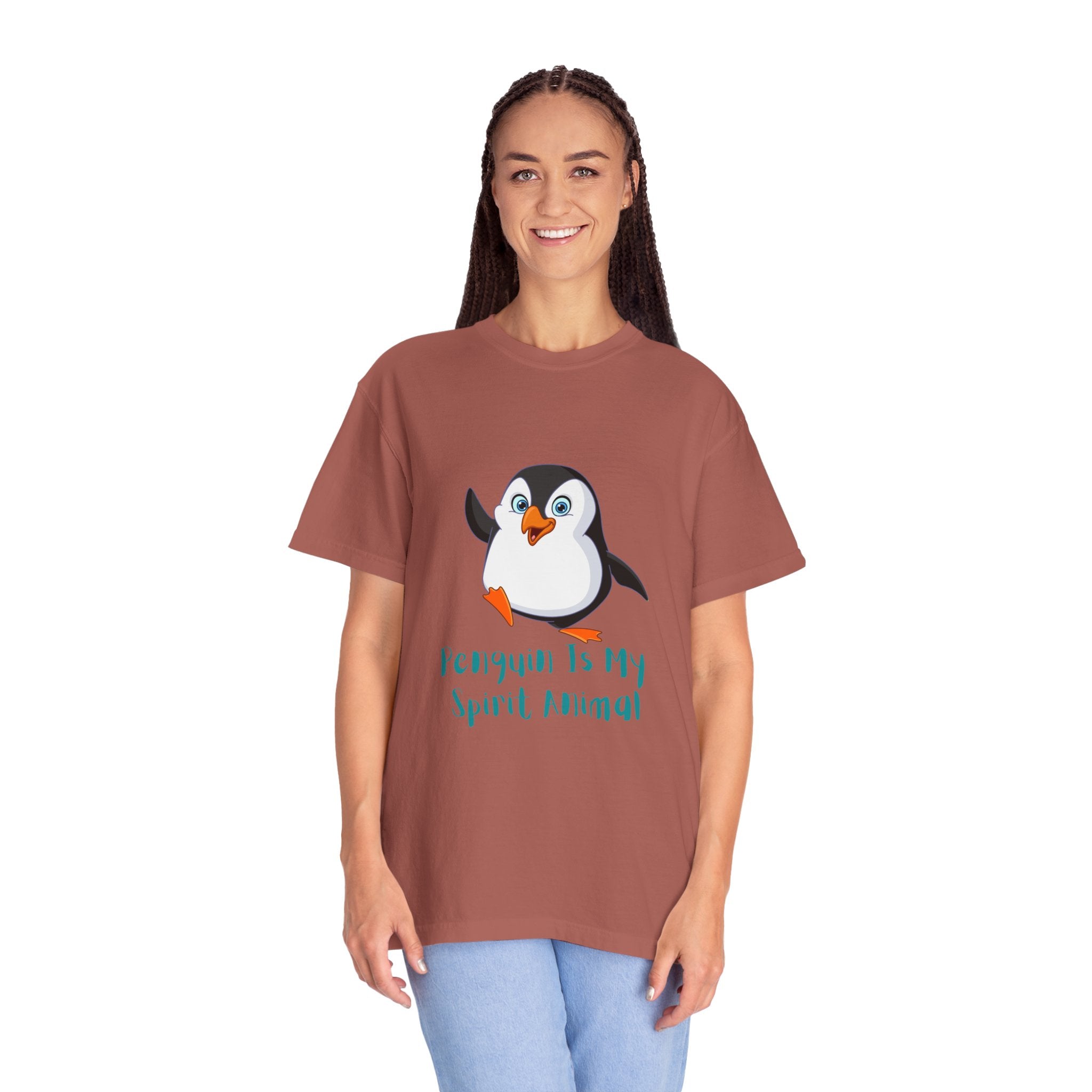 Penguin Spirit Animal Shirt, Unisex T-Shirt for Animal Lovers, Cute Gift for Birthdays, Christmas, Casual Wear, Fun & Quirky Fashion