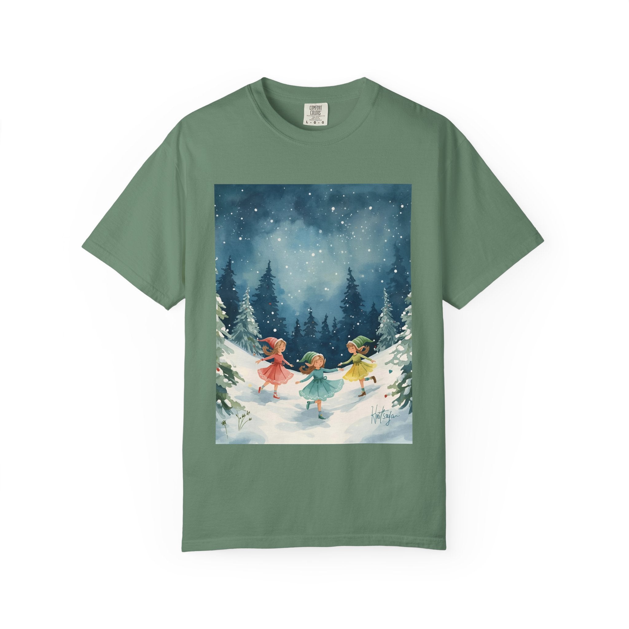 Winter Wonderland T-Shirt, Holiday Gift, Unisex Tee, Cozy Winter Apparel, Snowy Scene Shirt, Christmas Fashion