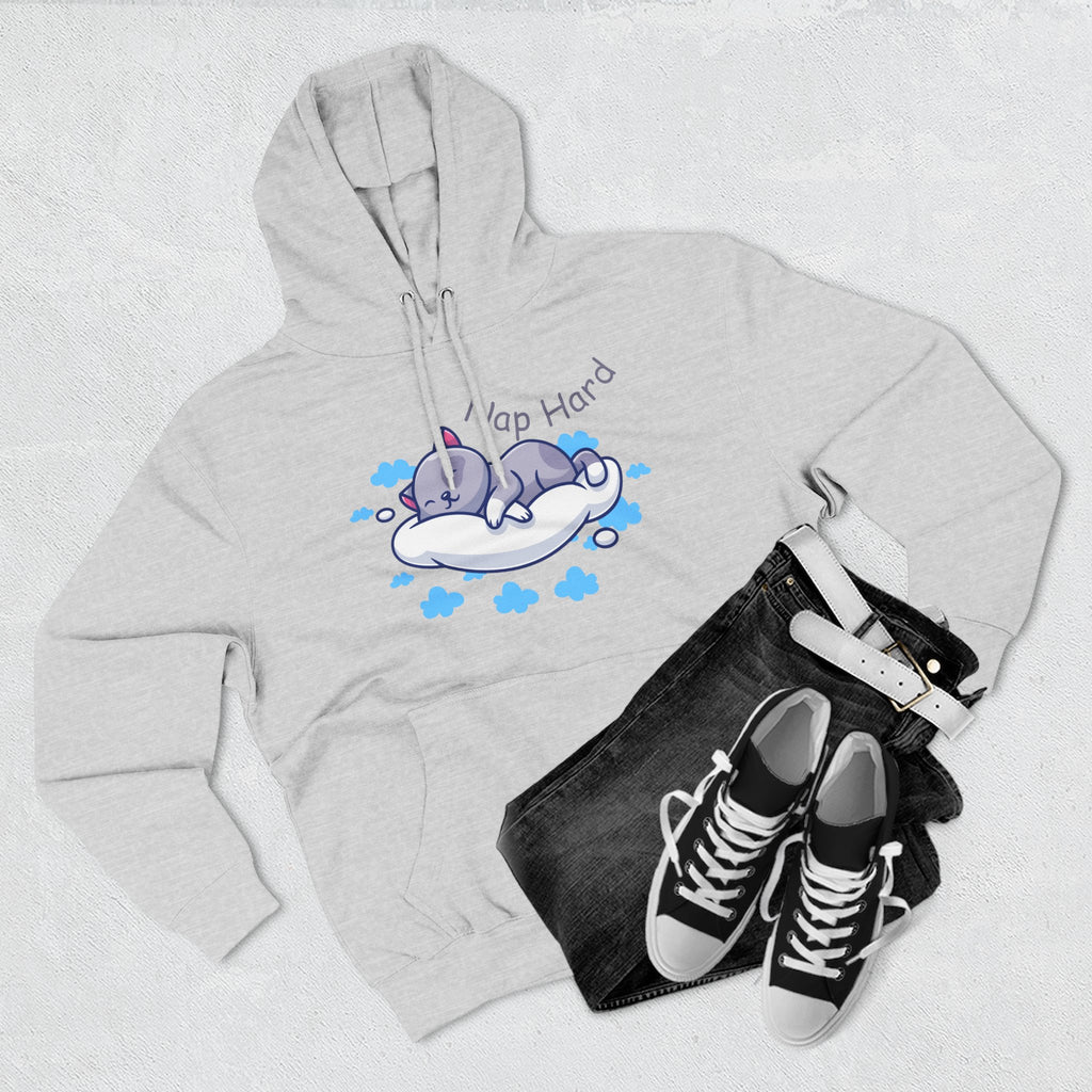 Cozy Cat Nap Hoodie - Perfect for Pet Lovers, Chill Days, Cozy Nights, Birthday Gift, Cat Pajama