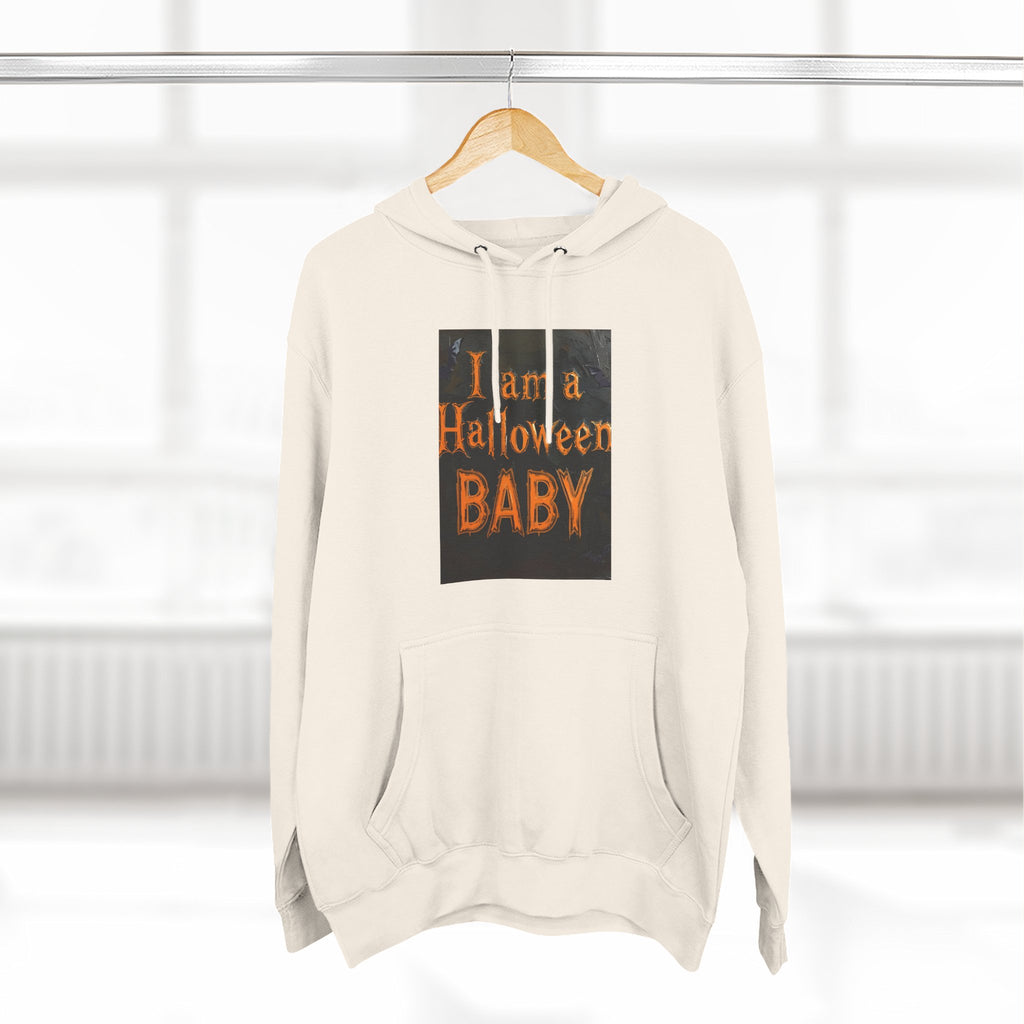 I Am A Halloween Baby Three-Panel Fleece Hoodie