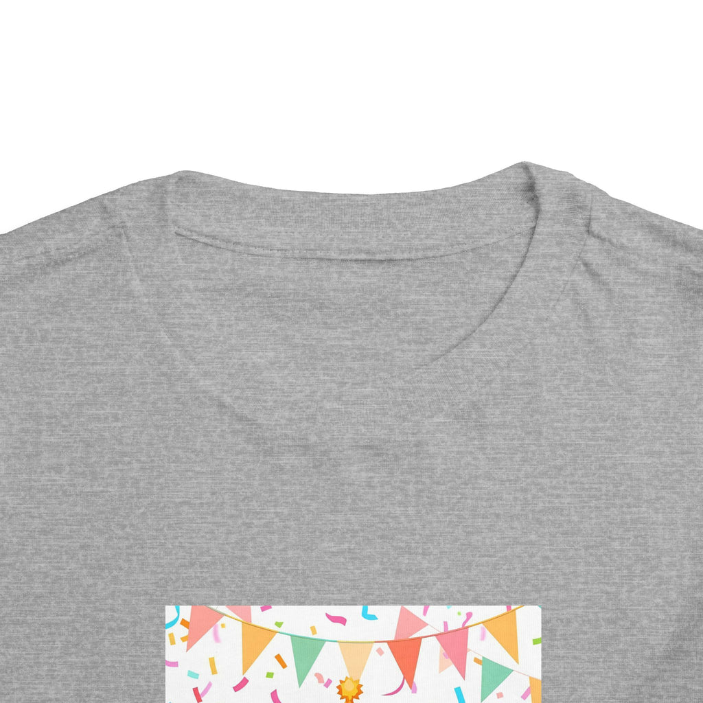 Party Animal With Squirl Toddler Short Sleeve Tee