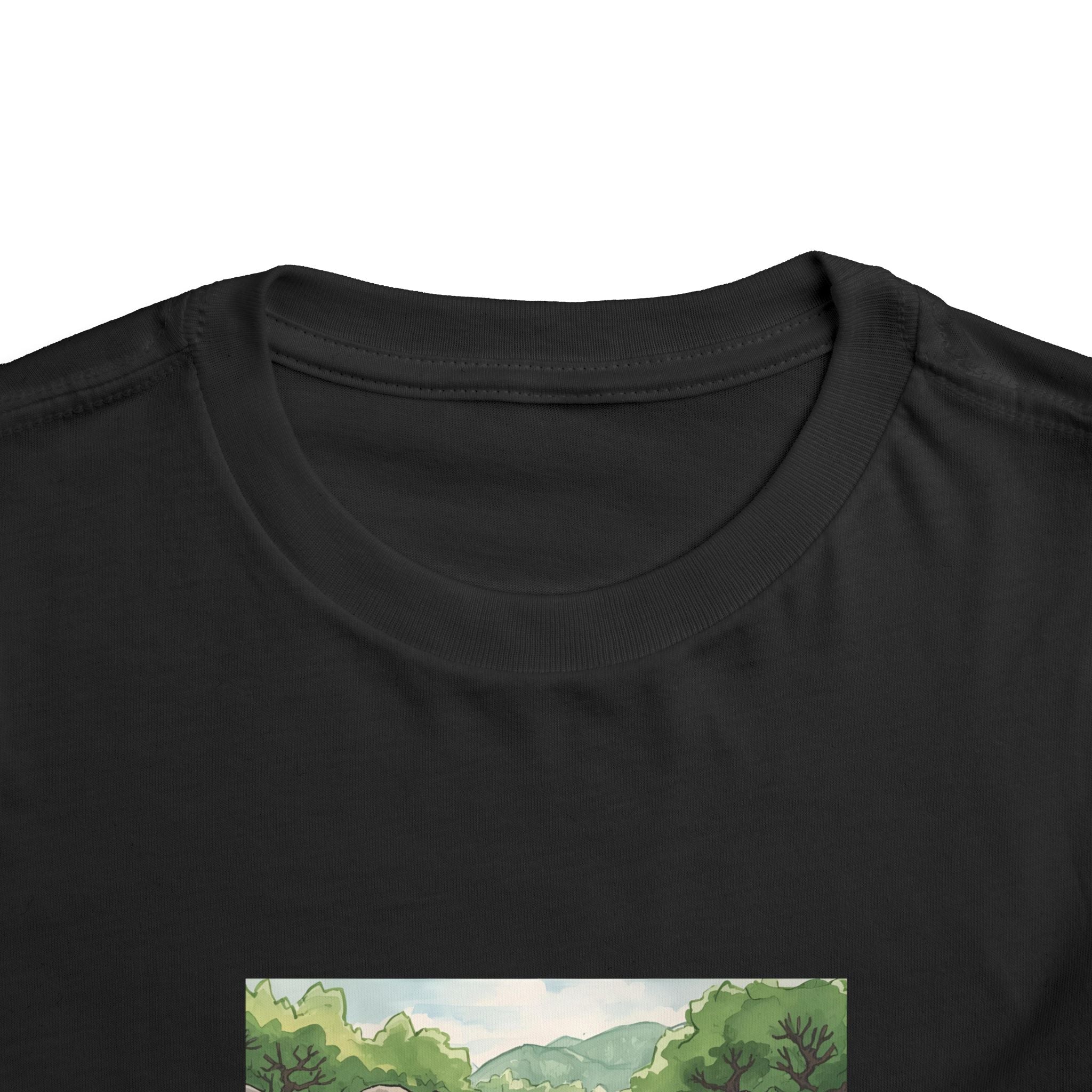 Hippo Cute Toddler Short Sleeve Tee