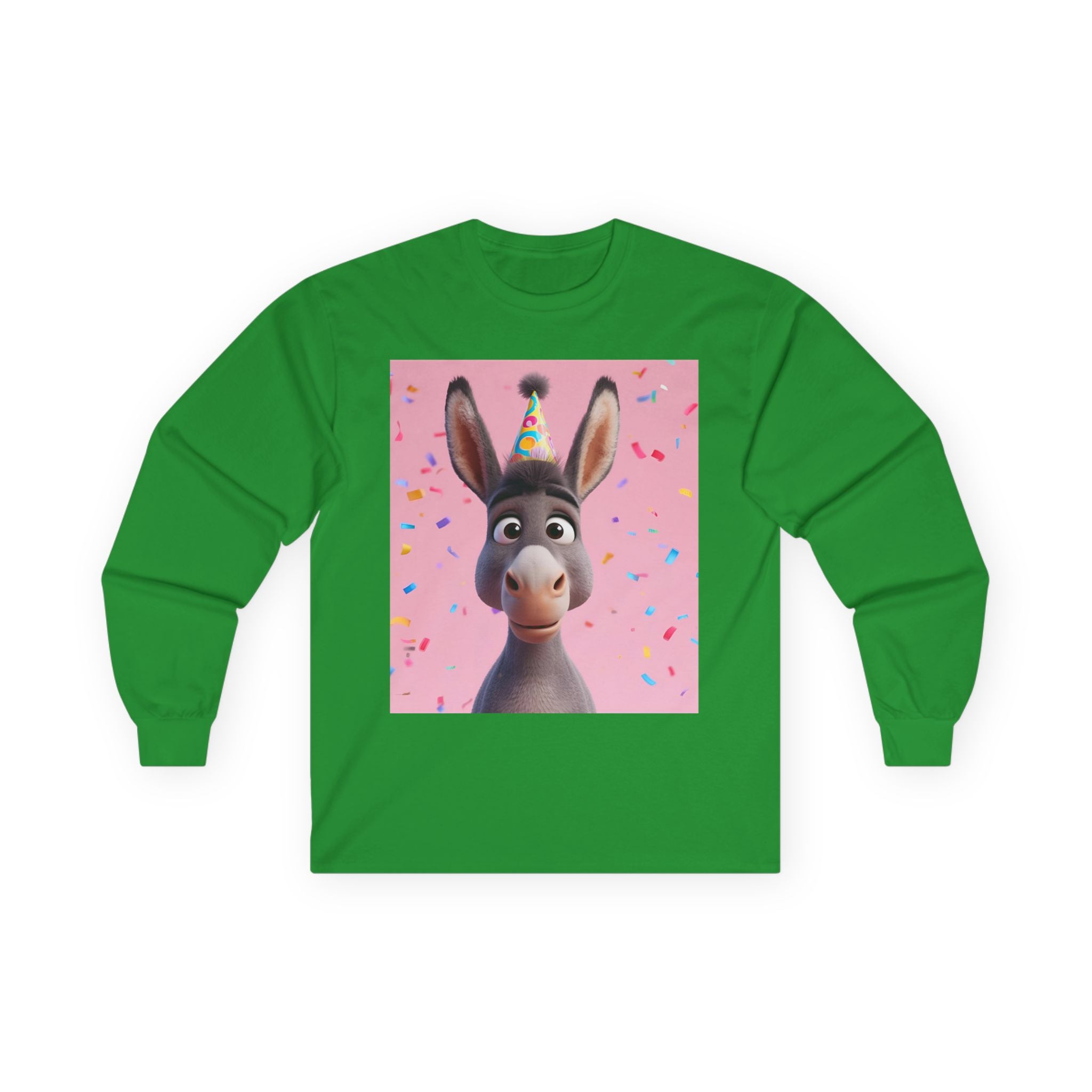 Donkey Birthday Unisex Ultra Cotton Long Sleeve Tee