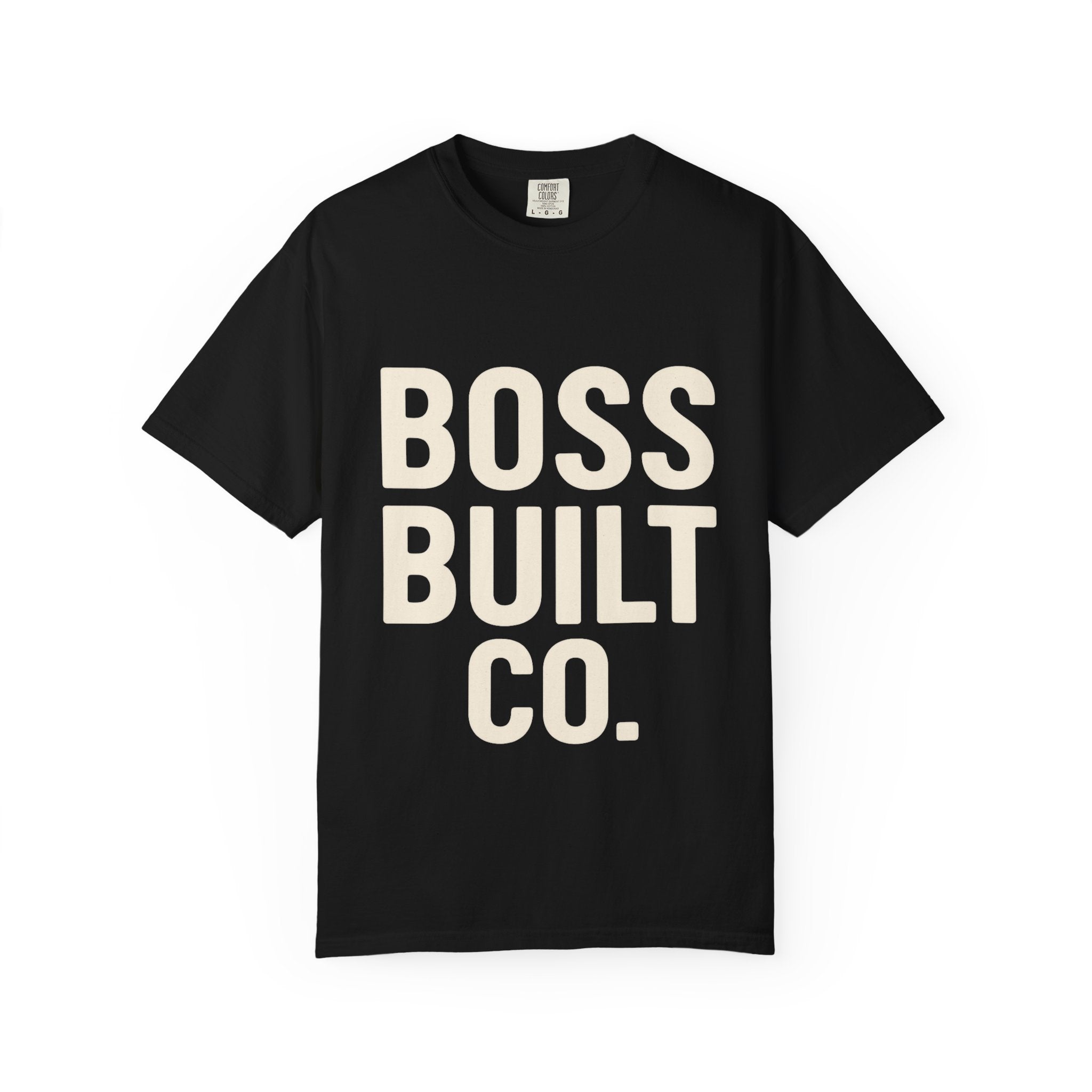 Boss Built Co. Graphic T-Shirt — Bold Logo Tee for Entrepreneurs & Makers