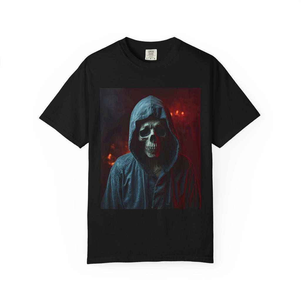 Gothic Skull T-Shirt | Unisex Vintage Tee, Halloween Shirt, Edgy Graphic Top, Unique Gift for Him/Her, Urban Style Wear
