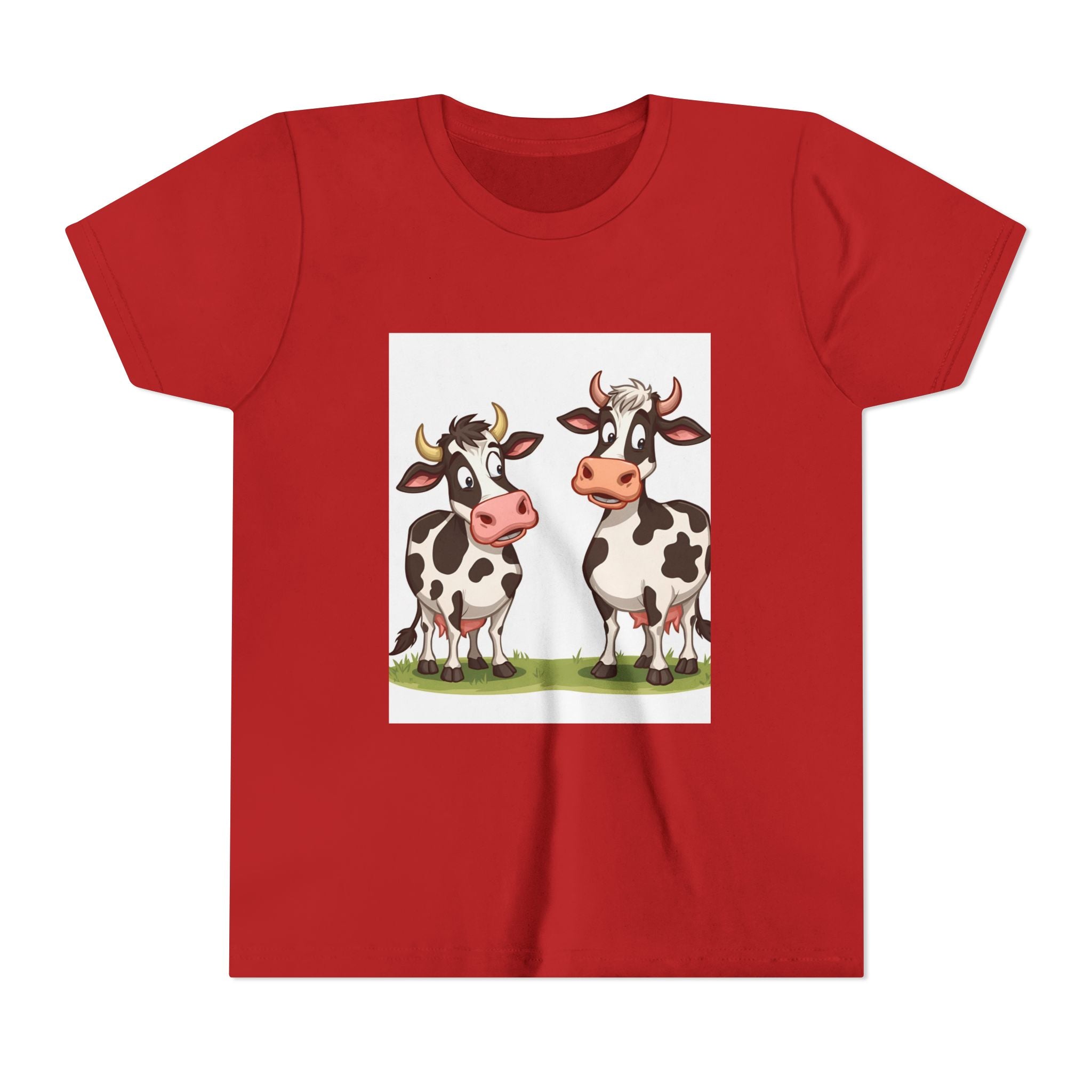 Cute Cows Youth Short Sleeve Tee