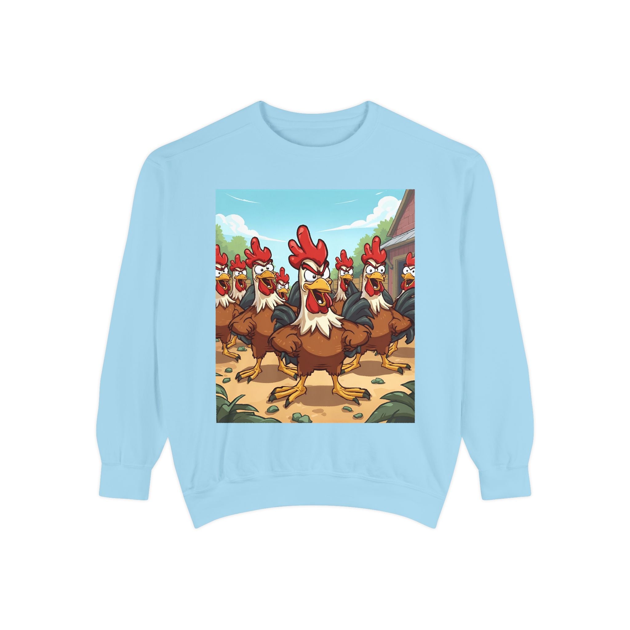 Chicken Funny Unisex Garment-Dyed Sweatshirt