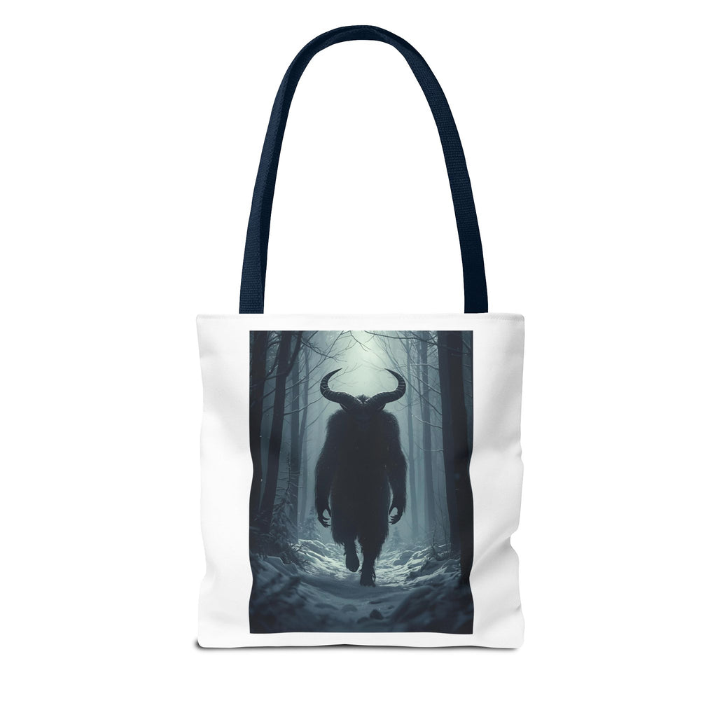 Spooky Forest Mythical Creature Tote Bag, Unique AOP Tote, Forest Design Bag, Eco-Friendly Shopping Bag, Gift for Nature Lovers, Stylish Carryall