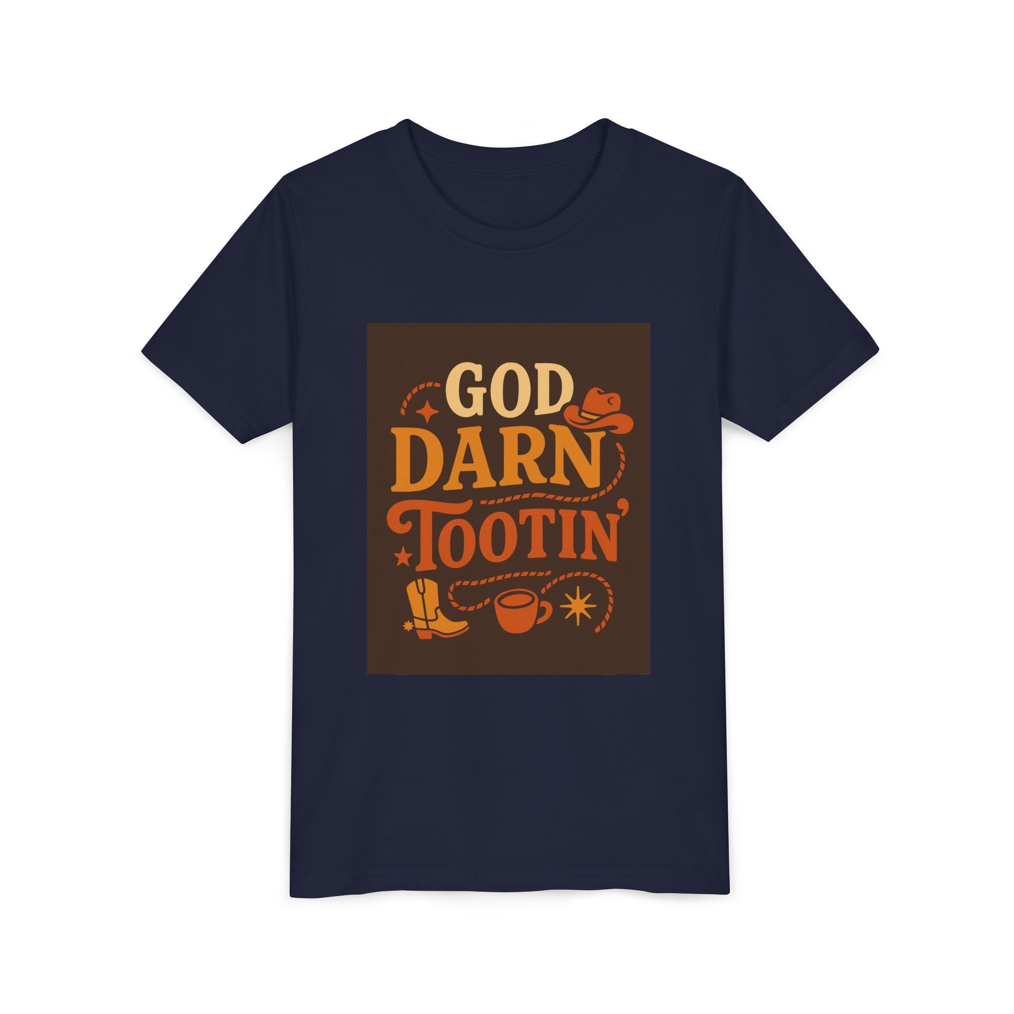 God Darn Tootin Youth Short Sleeve Tee