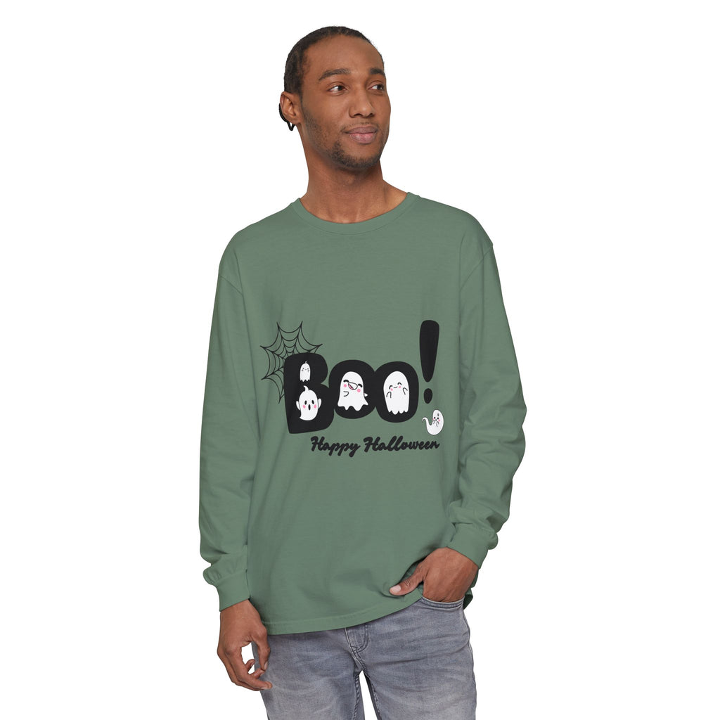 Halloween Boo Long Sleeve T-Shirt, Unisex Spooky Tee, Perfect for Fall Celebrations, Ghost Graphic Shirt, October Style Apparel, Casual [...]
