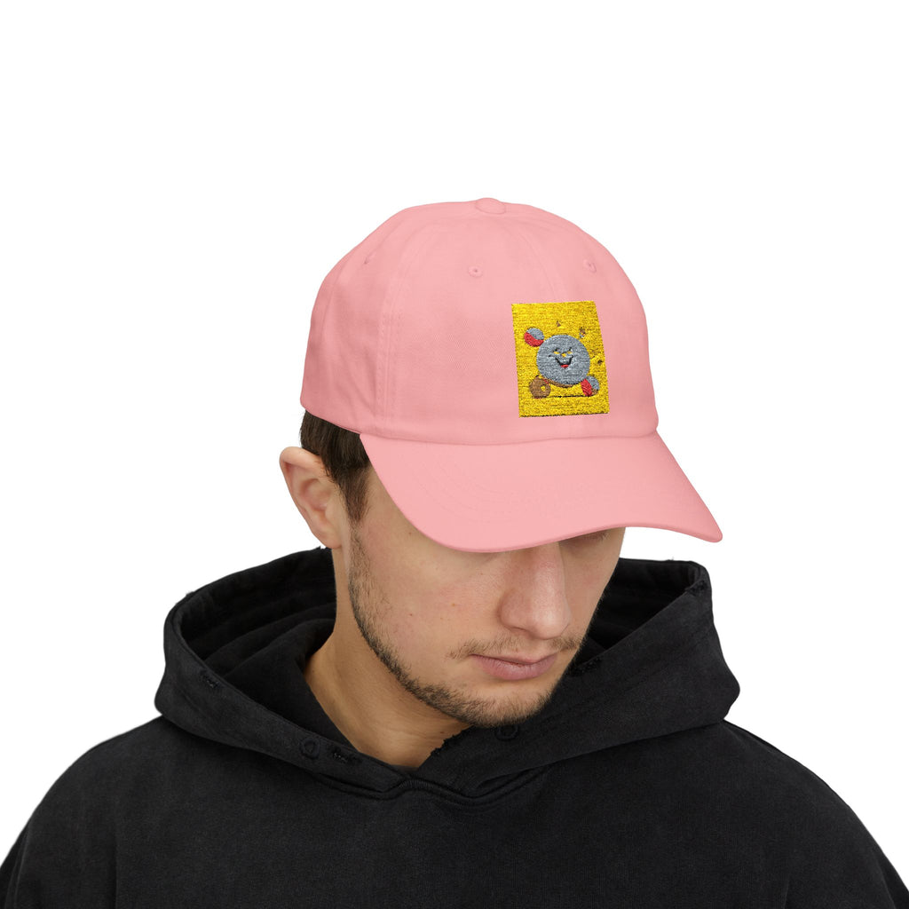 Whimsical Colorful Classic Dad Cap - Fun Vintage Embroidery, Ideal Gift for Father's Day, Casual Wear, Summer Outing, Unique Accessory