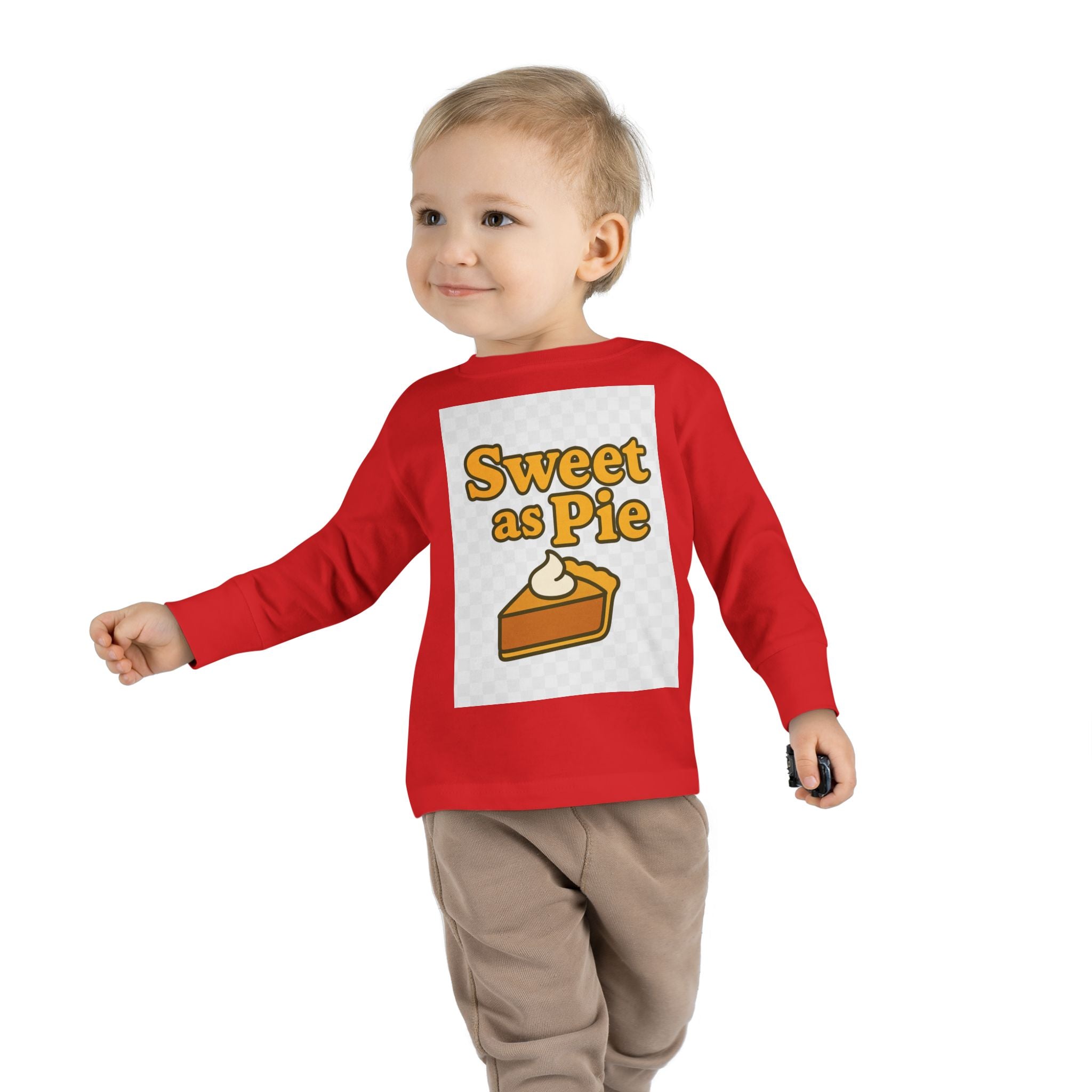 Sweet As Pie Toddler Long Sleeve Tee