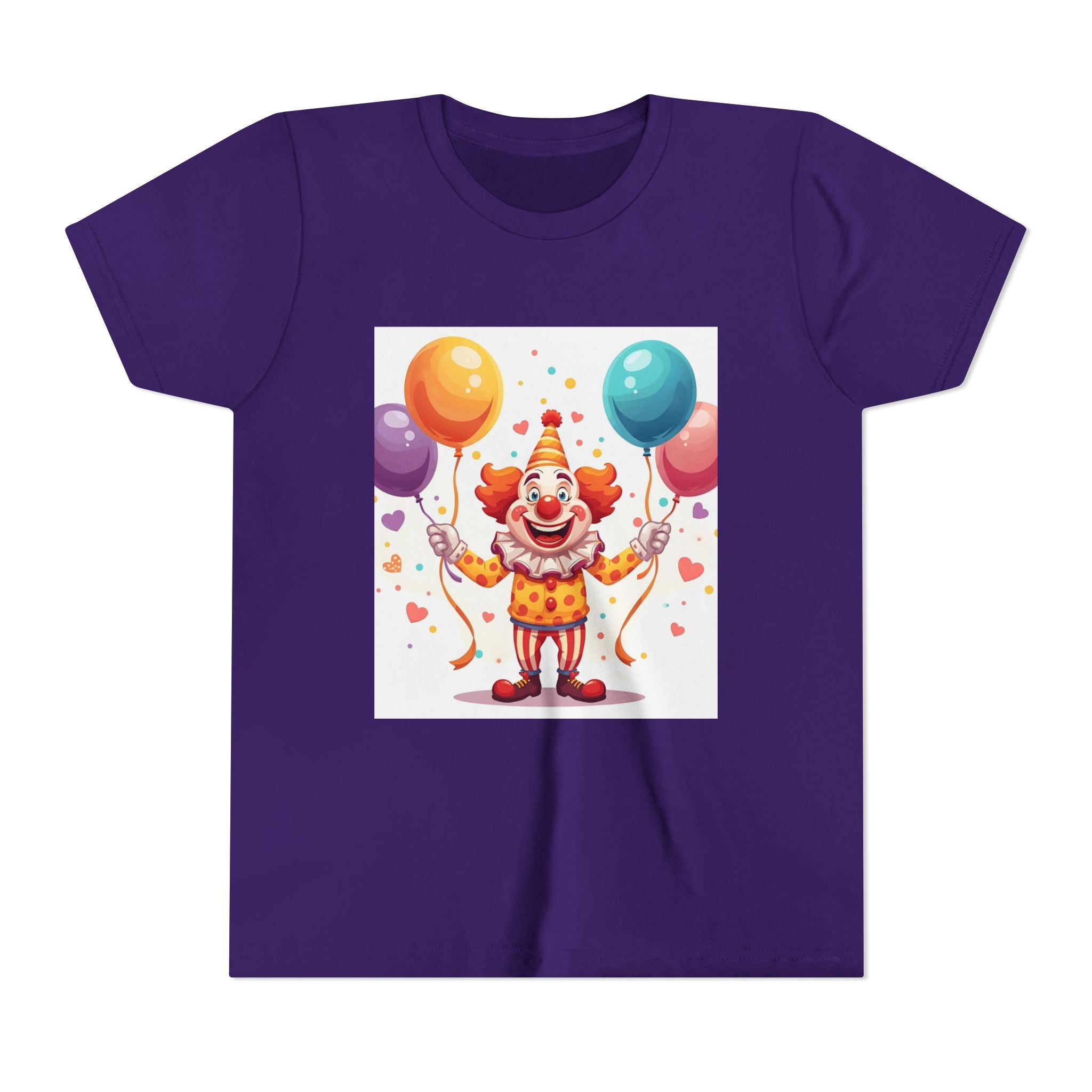 Funny Clown Youth Short Sleeve Tee