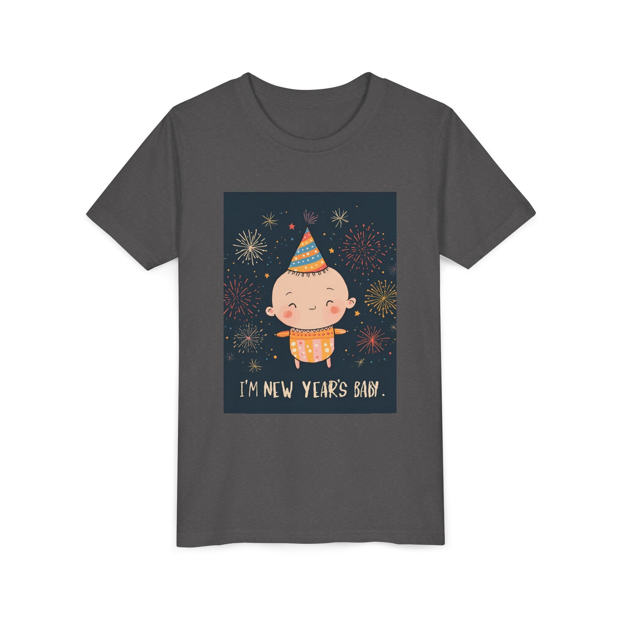 I Am A New Years Baby Youth Short Sleeve Tee