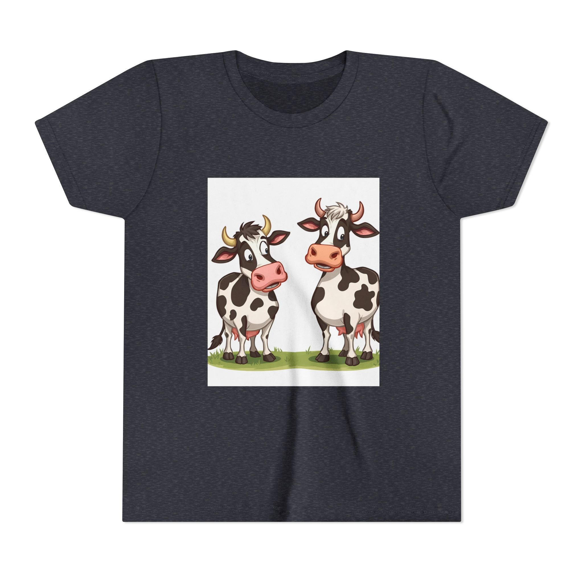 Cute Cows Youth Short Sleeve Tee
