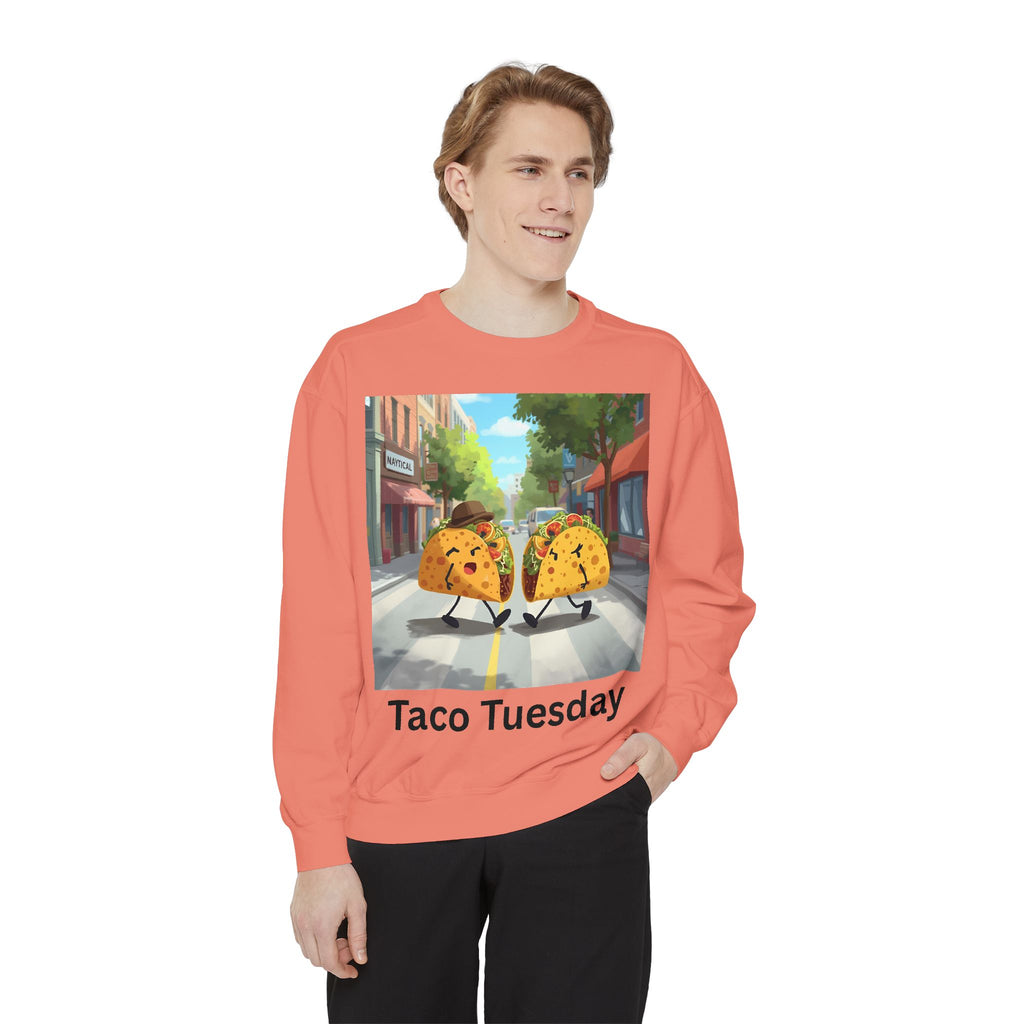 Taco Tuesday Unisex Garment-Dyed Sweatshirt