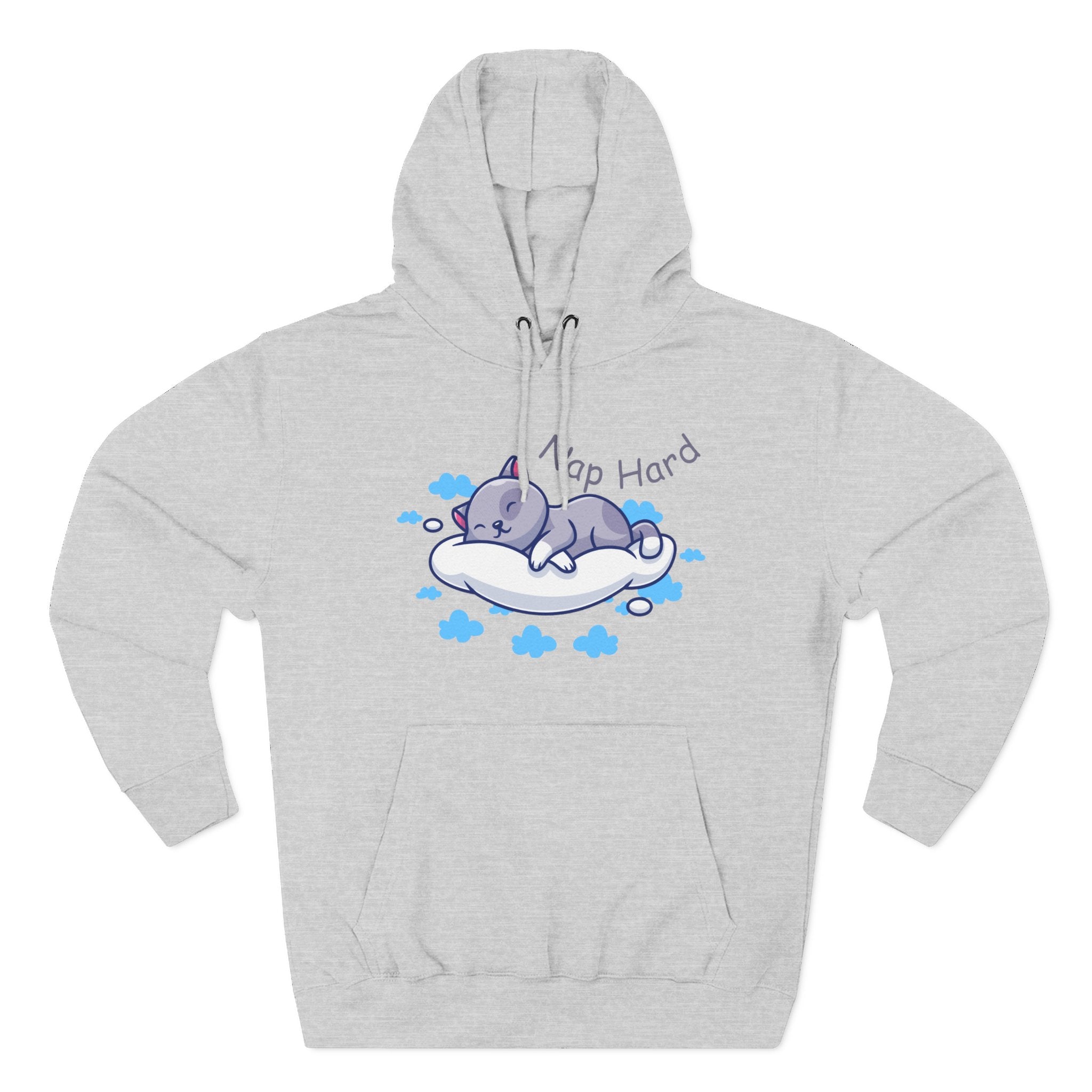 Cozy Cat Nap Hoodie - Perfect for Pet Lovers, Chill Days, Cozy Nights, Birthday Gift, Cat Pajama