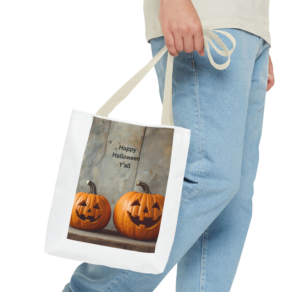 Halloween Pumpkin Tote Bag, Perfect for Fall Celebrations, Trick or Treating, Seasonal Gifts, Cute Halloween Decor, Eco-Friendly Carryall
