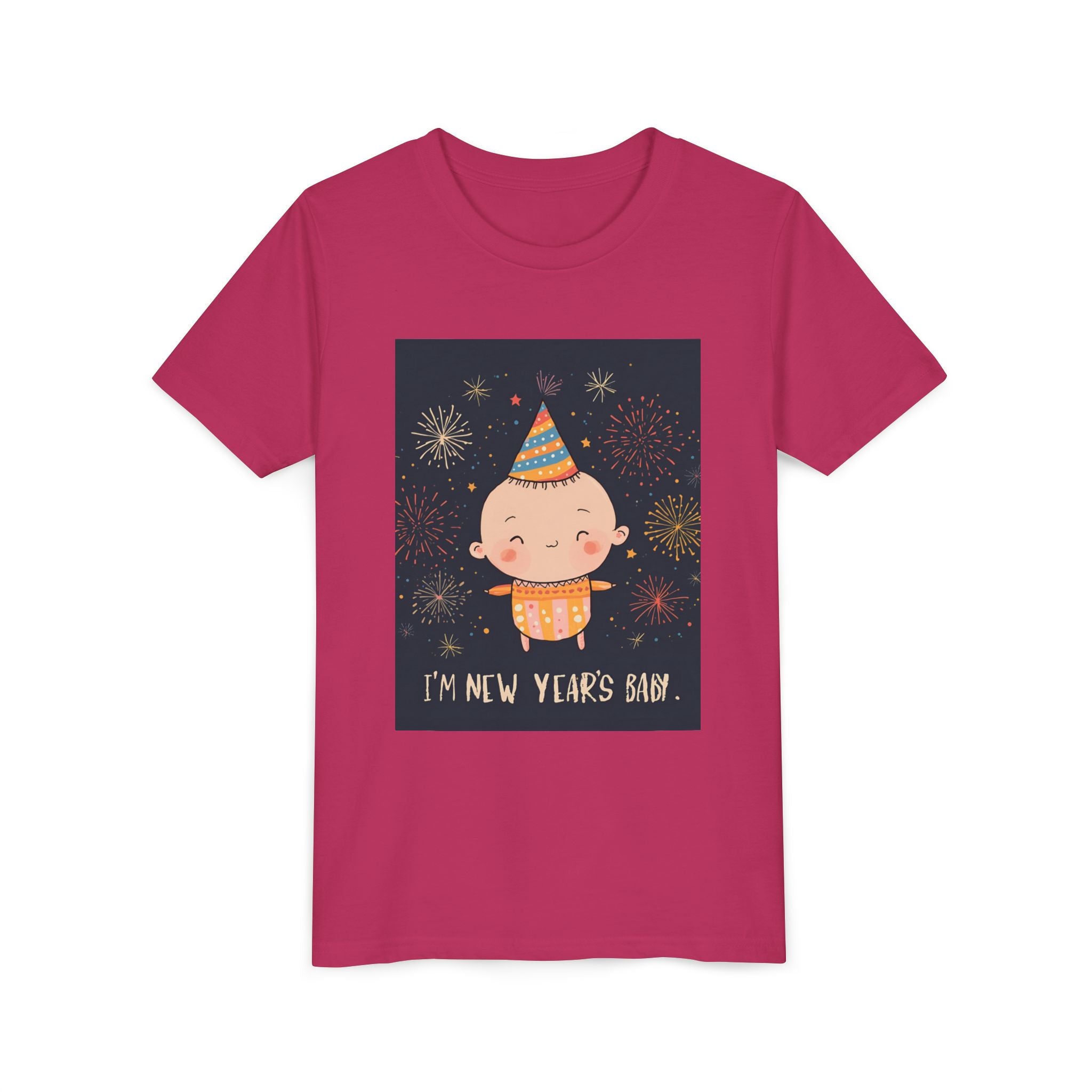 I Am A New Years Baby Youth Short Sleeve Tee