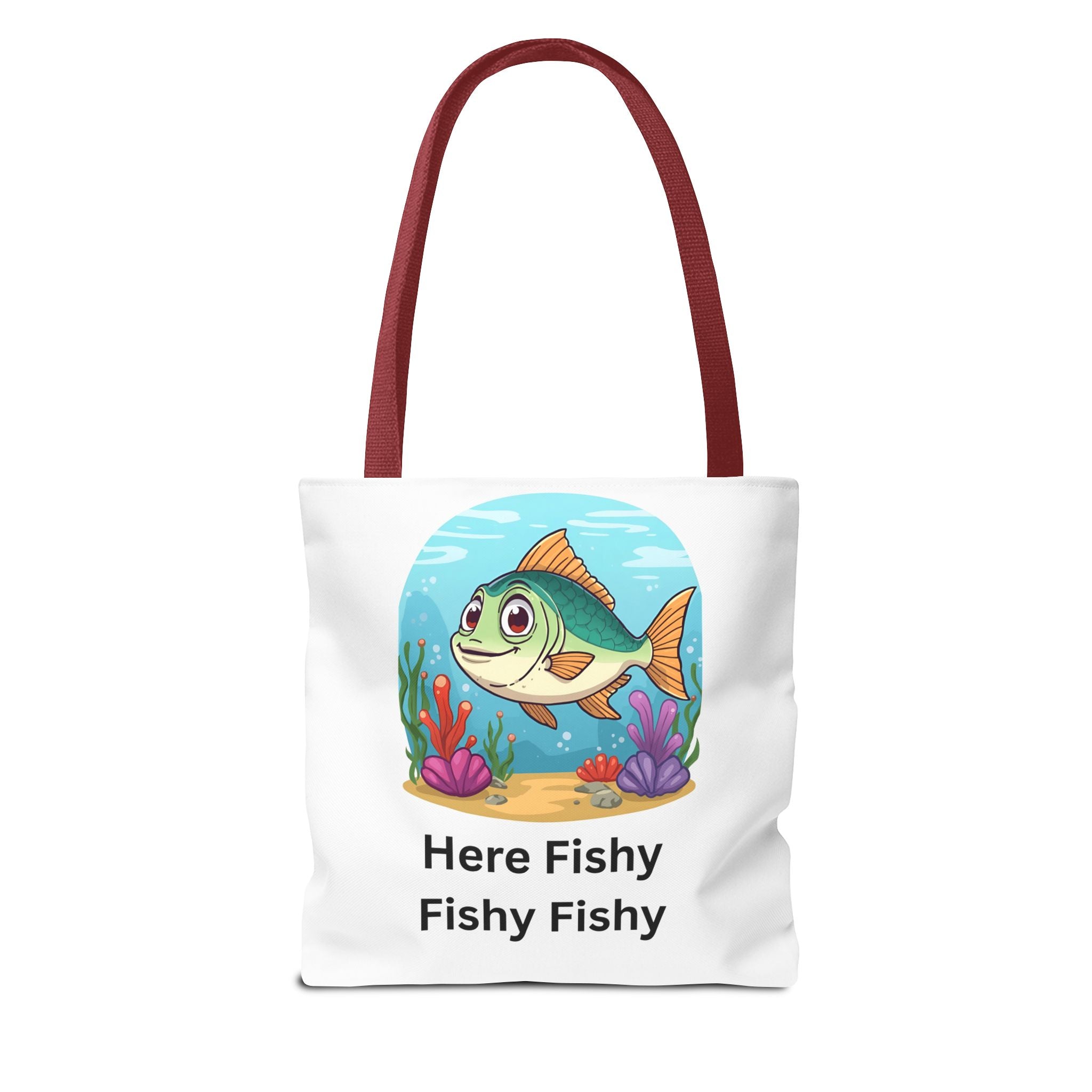 Here Fishy Fishy Fishy Tote Bag (AOP)