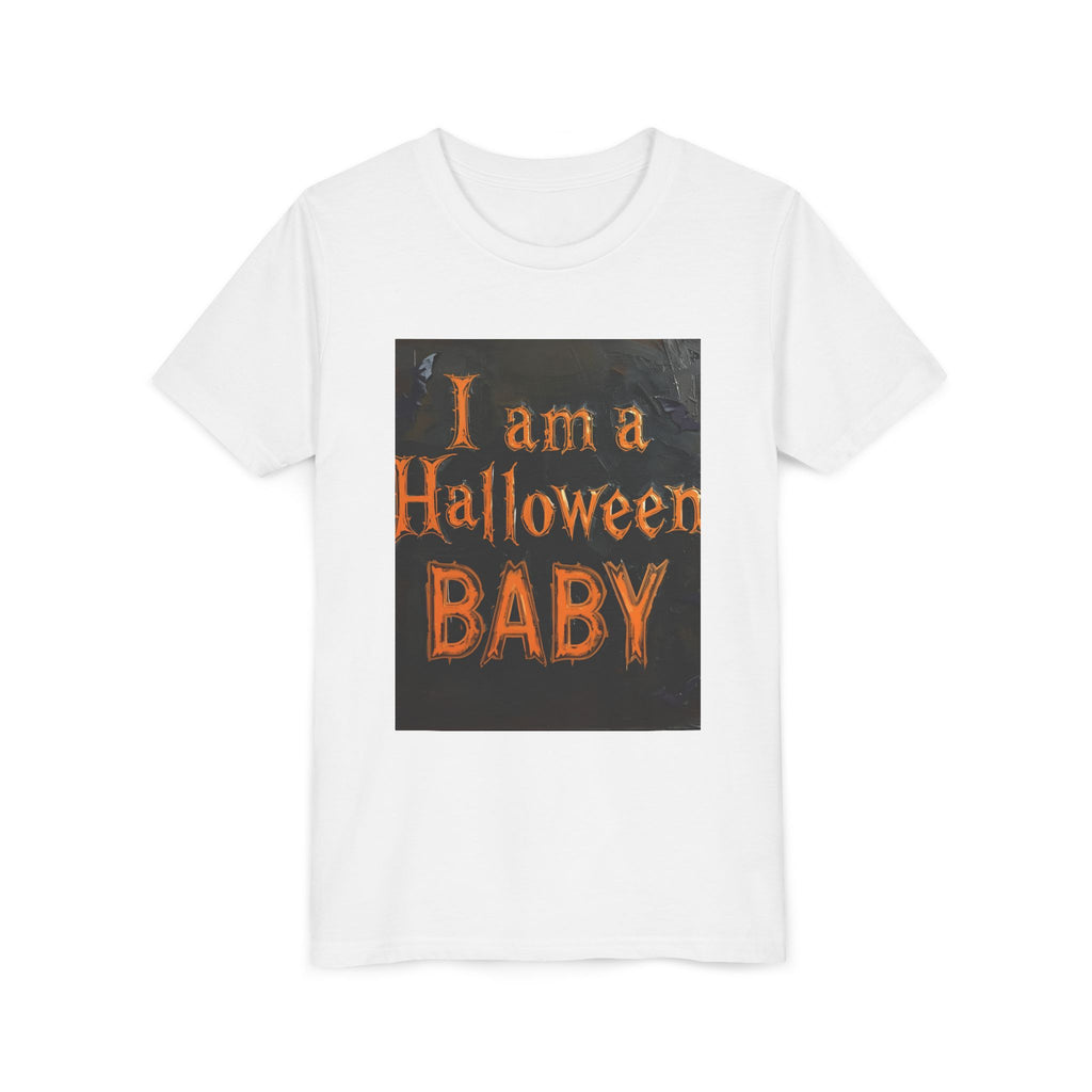 I Am A Halloween Baby Youth Short Sleeve Tee