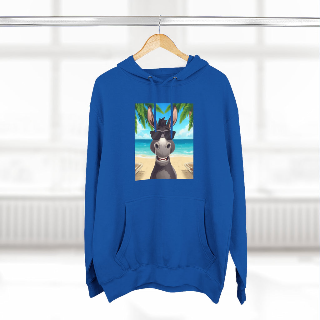 Donkey Beach Vibe Three-Panel Fleece Hoodie