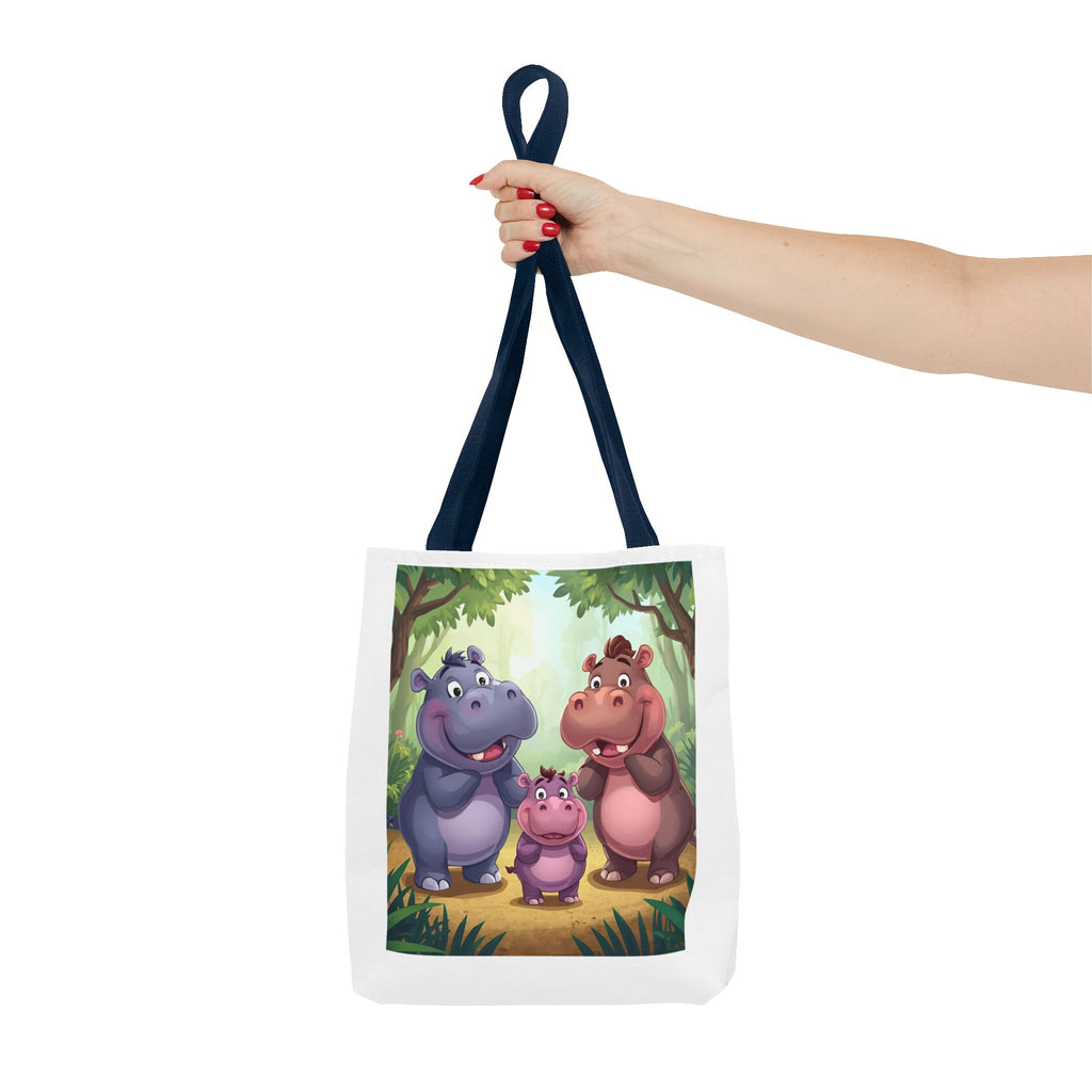 Hippo Cute Tote Bag (AOP)