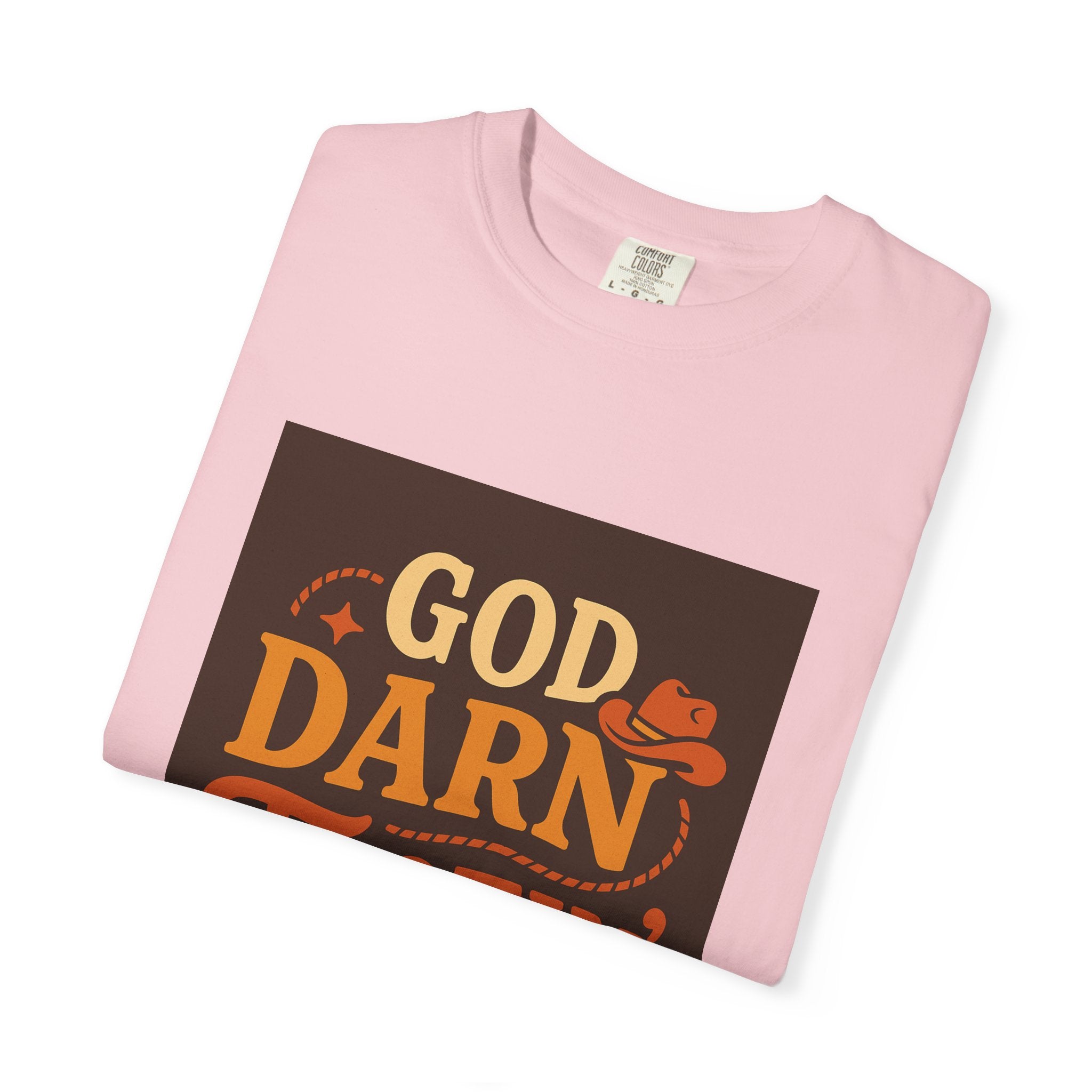 Vintage-Inspired Unisex T-Shirt with 'God Darn Tootin' Graphic - Perfect for Cowpoke Gatherings, Western Themed Events, Gift