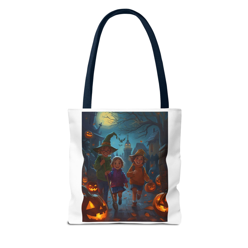 Halloween-Themed Tote Bag, Trick or Treat, Spooky Season, Kids Costume Accessory, Party Favor, Fall Festivities