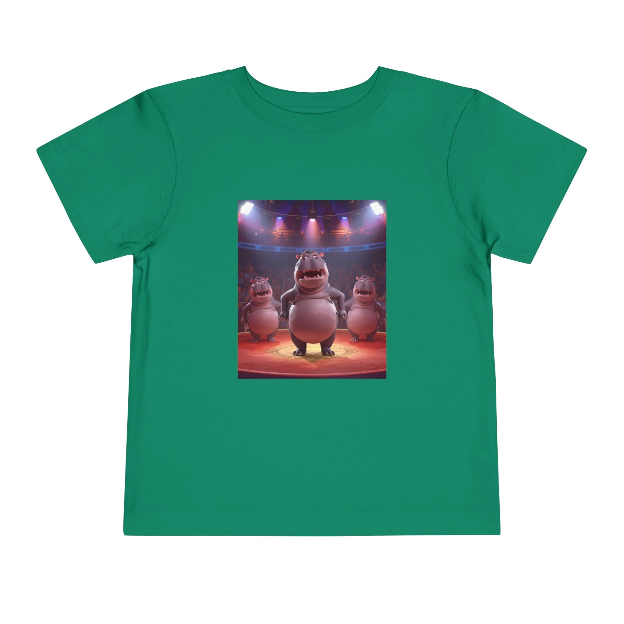 Hippo Funny Toddler Short Sleeve Tee