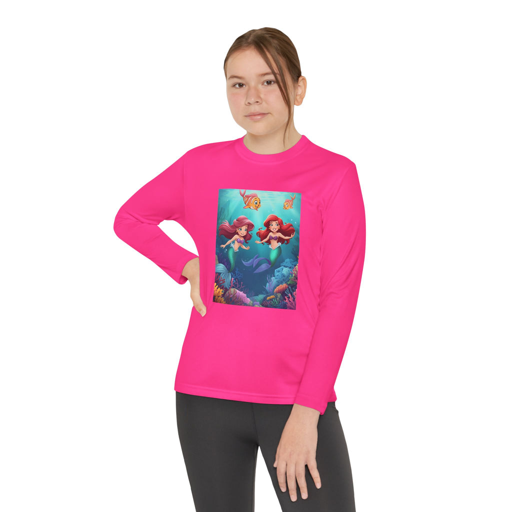 Mermaid Youth Long Sleeve Competitor Tee