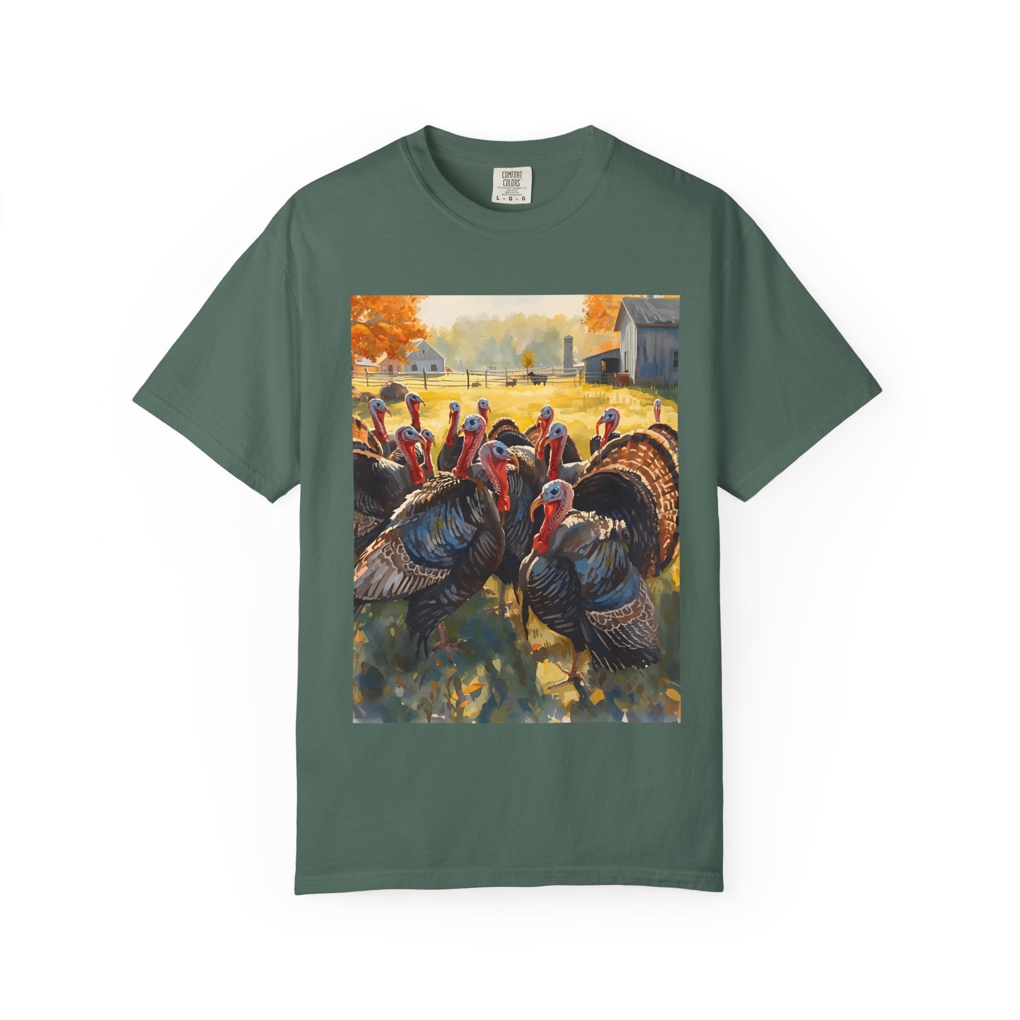 Thanksgiving Turkey T-Shirt, Unisex Holiday Shirt, Fall Apparel, Cozy Gift, Autumn Fashion