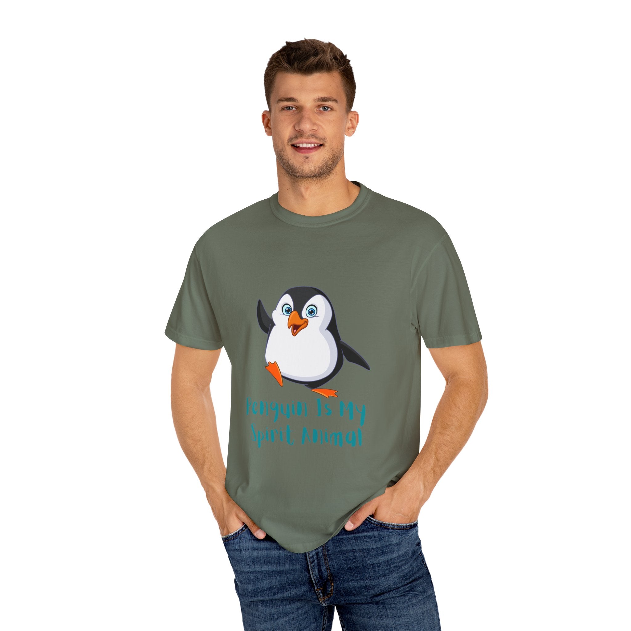 Penguin Spirit Animal T-Shirt - Fun Graphic Tee, Animal Lover Gift, Casual Wear, Unisex Fashion, Cute Birthday Top