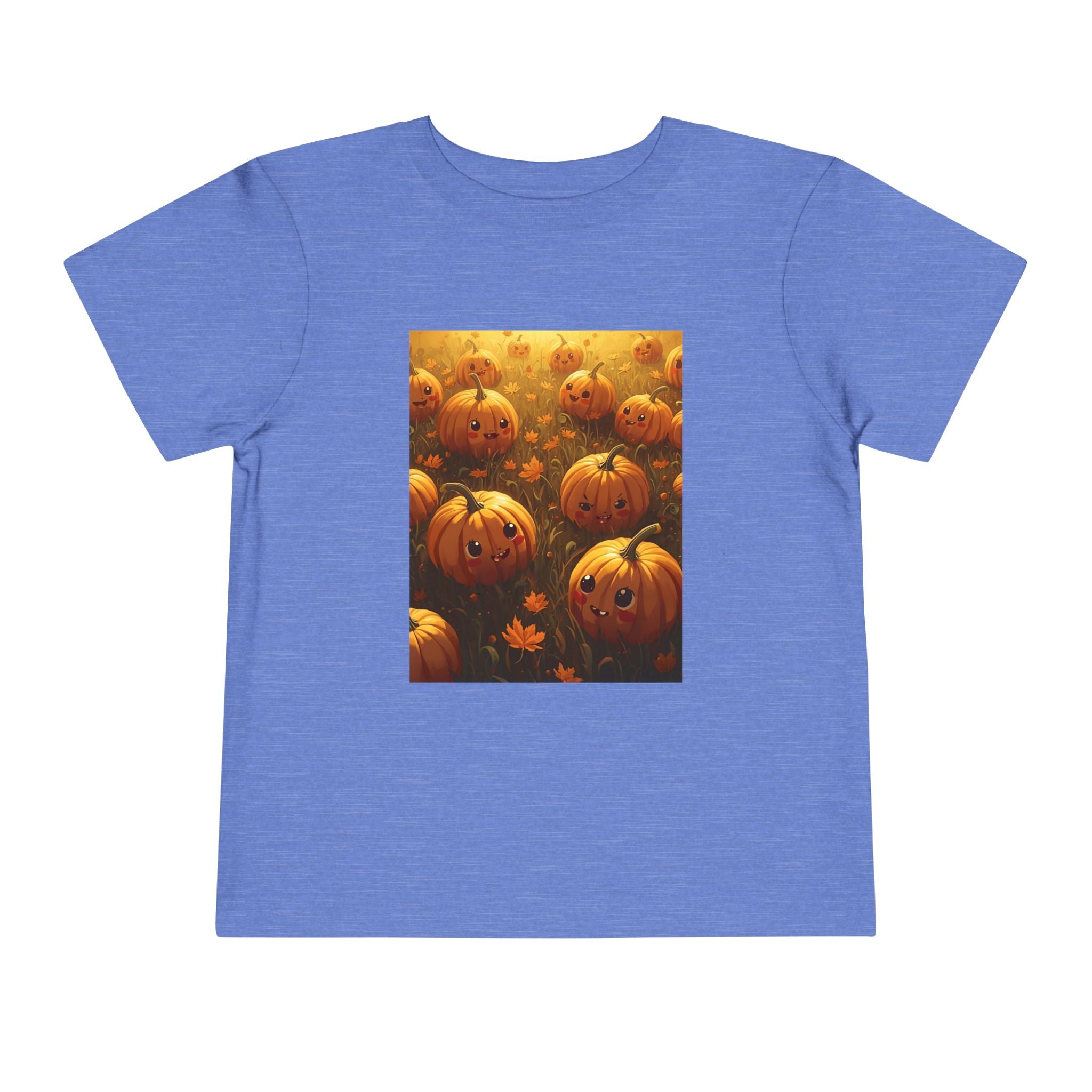 Pumpkin Halloween Toddler Tee - Cute Halloween Shirt, Fall Outfit, Pumpkin Lovers Gift, Kids Halloween Apparel, Toddler Party Tee