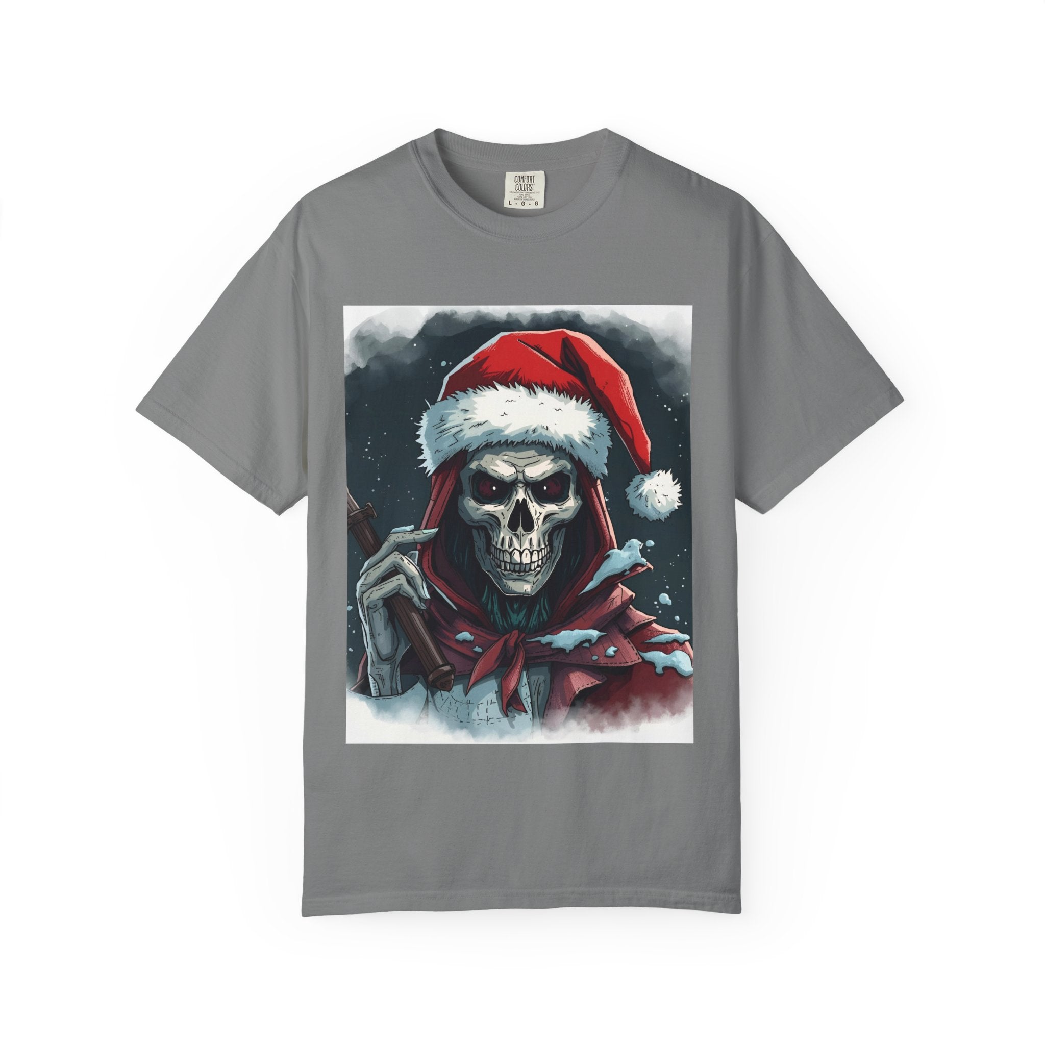 Christmas Skeleton T-Shirt, Unisex Holiday Tee, Funny Graphic Shirt, Unique Gift, Halloween & Christmas Apparel