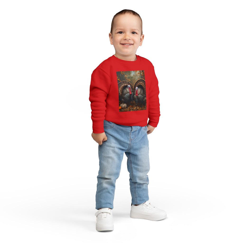 Thanksgiving Turkey Toddler Sweatshirt