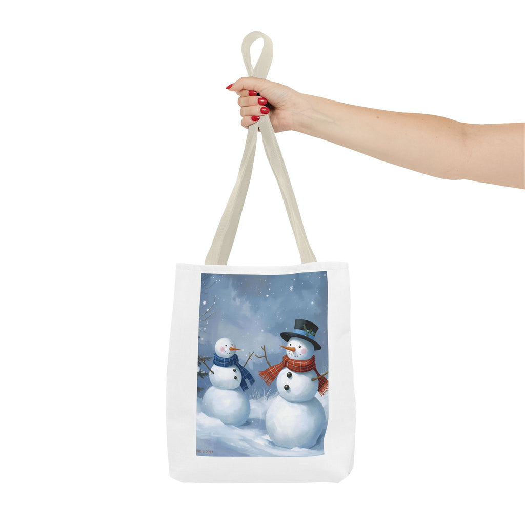 Christmas Snowman Family Tote Bag (AOP)