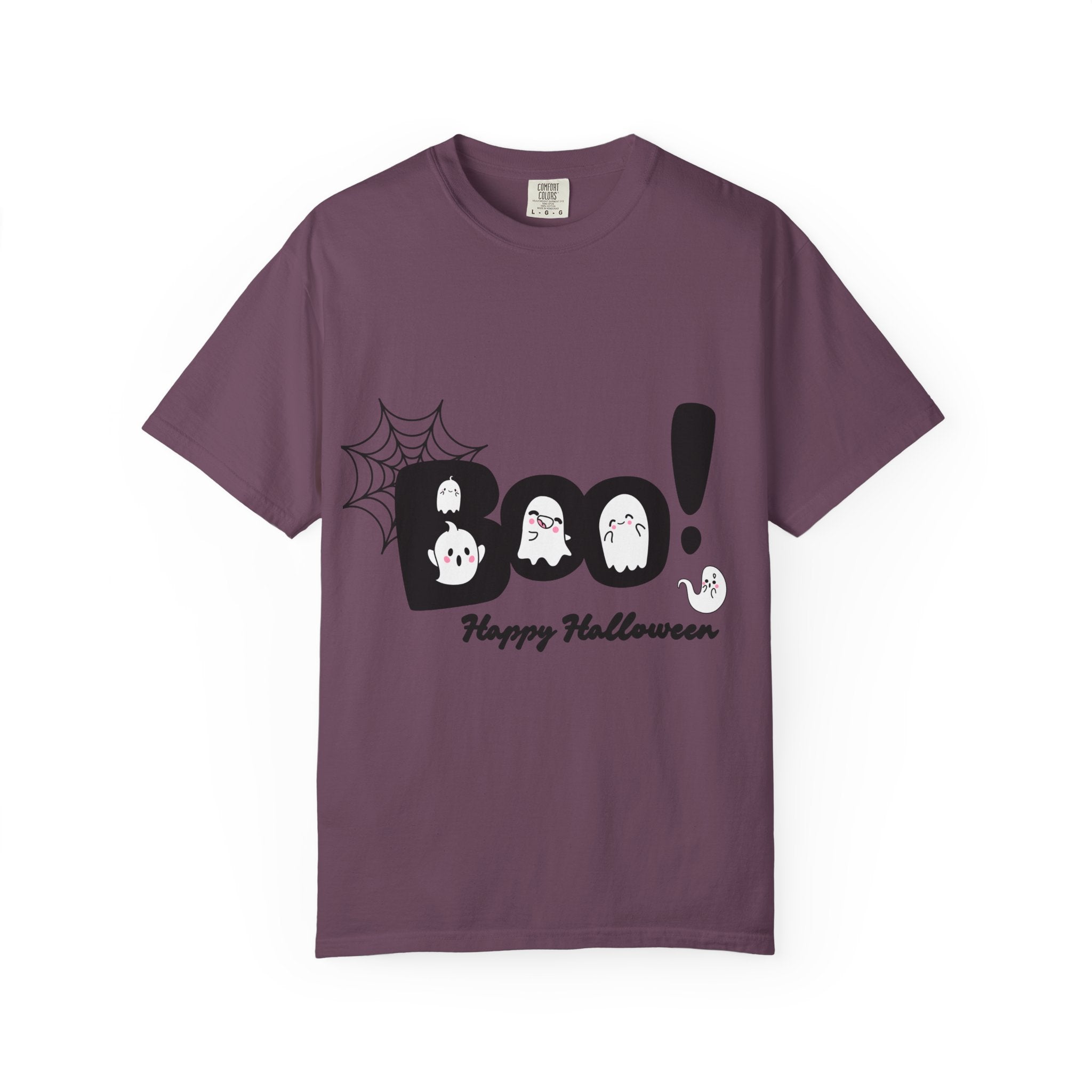 Halloween Boo T-Shirt, Spooky Fun Tee for Halloween, Unisex Ghost Shirt, Boo! Halloween Gift, Fall Celebration Apparel