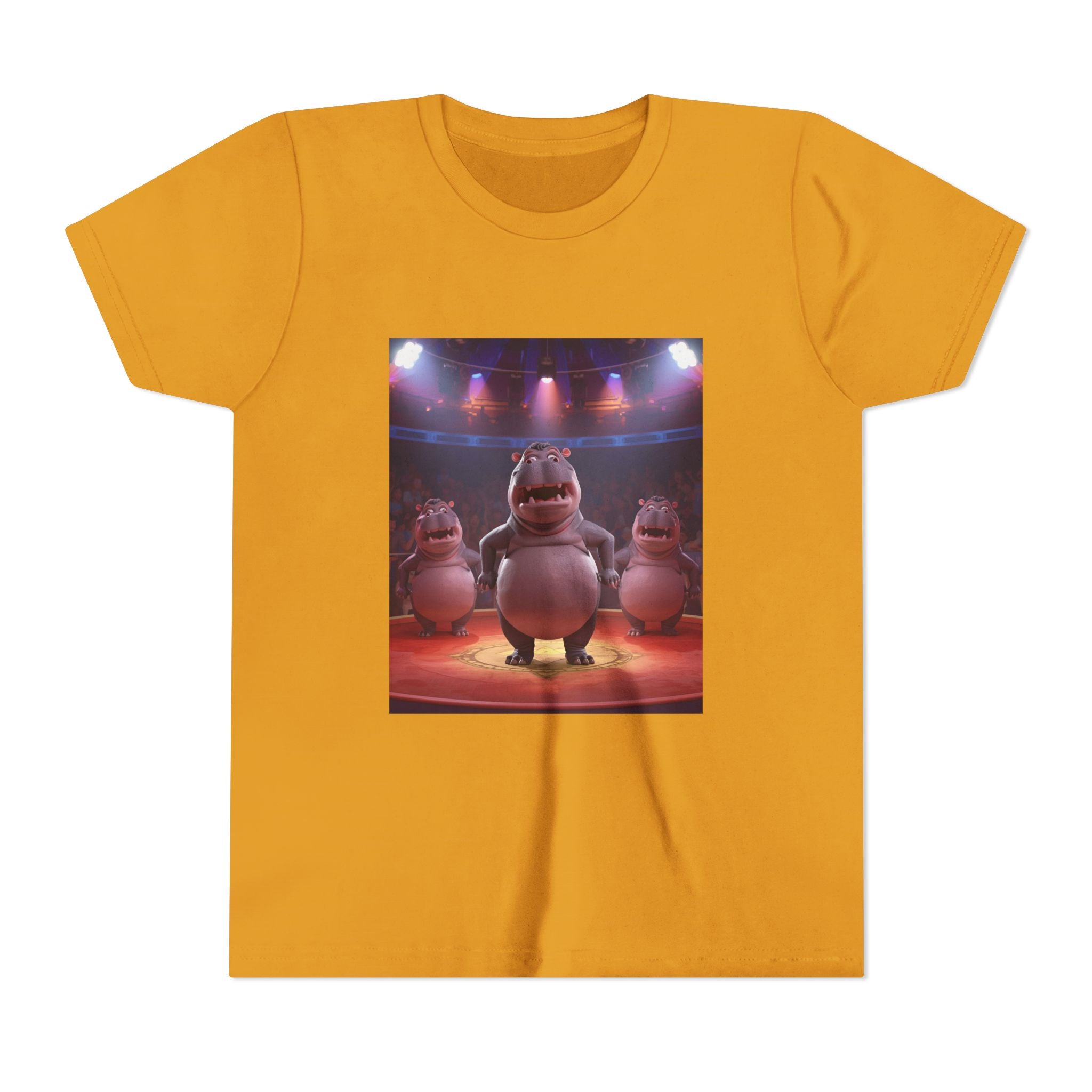 Hippo Funny Youth Short Sleeve Tee