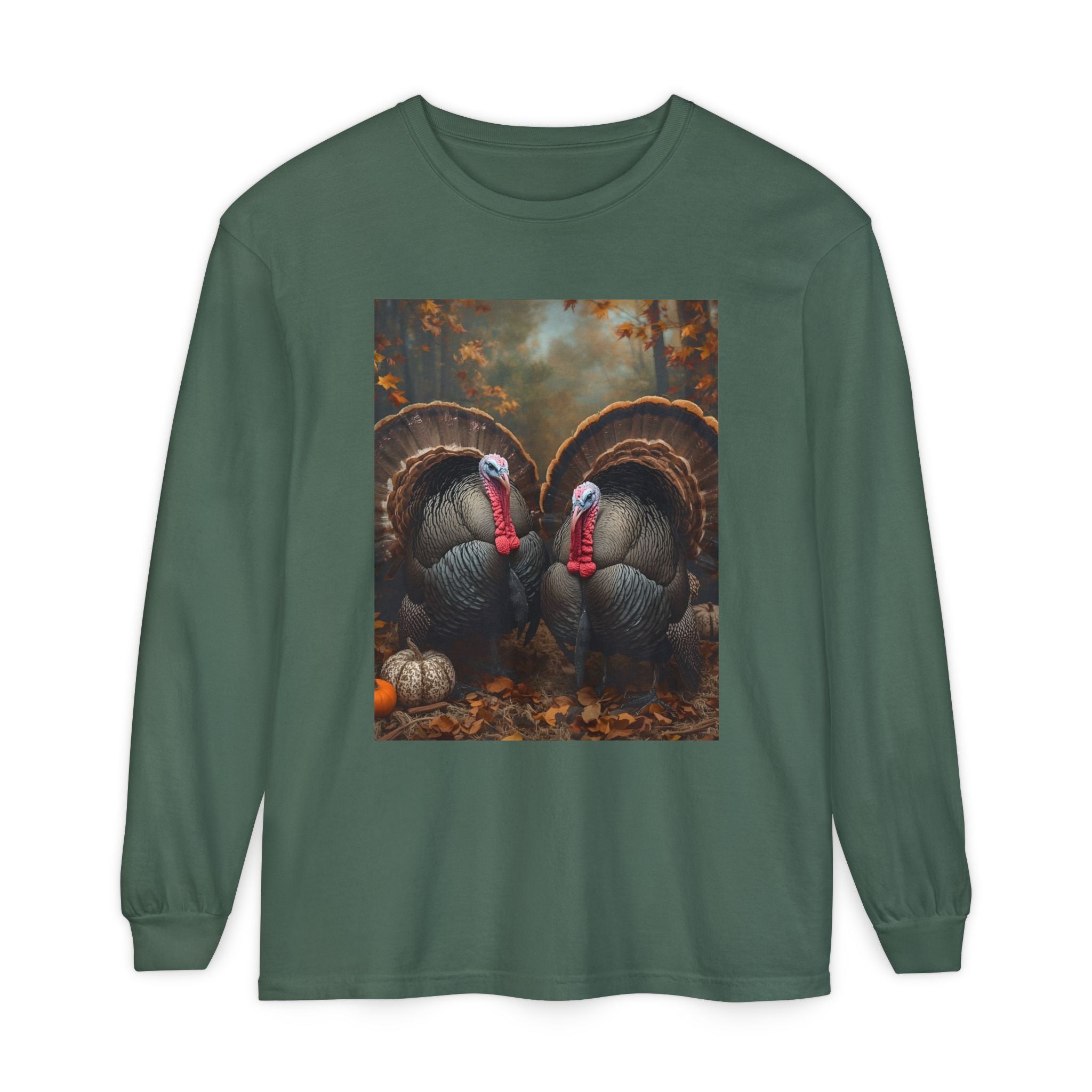 Unisex Garment-dyed Long Sleeve T-Shirt