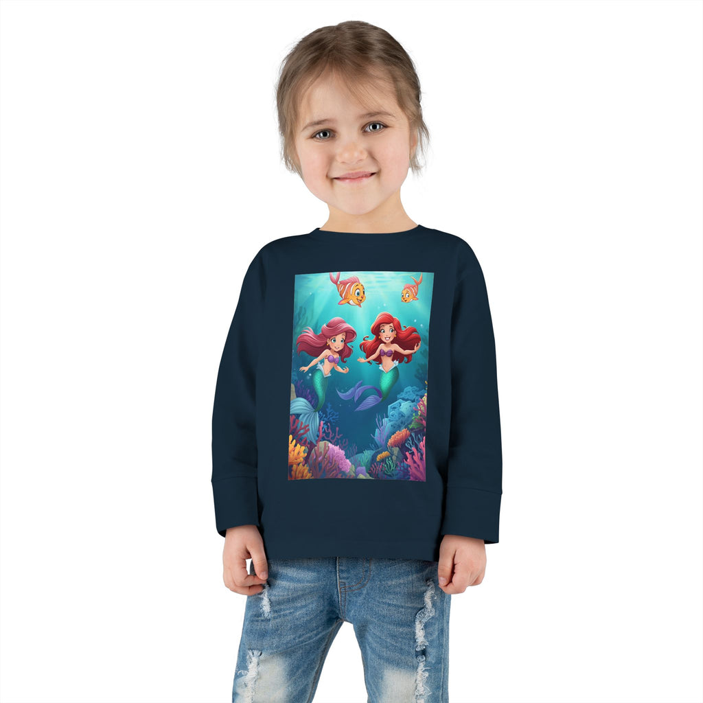 Mermaid Toddler Long Sleeve Tee