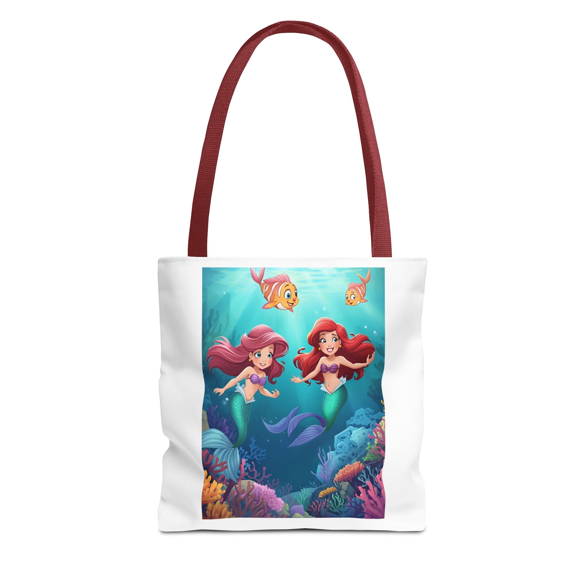 Whimsical Mermaid Tote Bag, Ocean Adventure, Beach Day Essential, Gift for Sea Lovers, Cute Shopping Bag, Summer Vibes