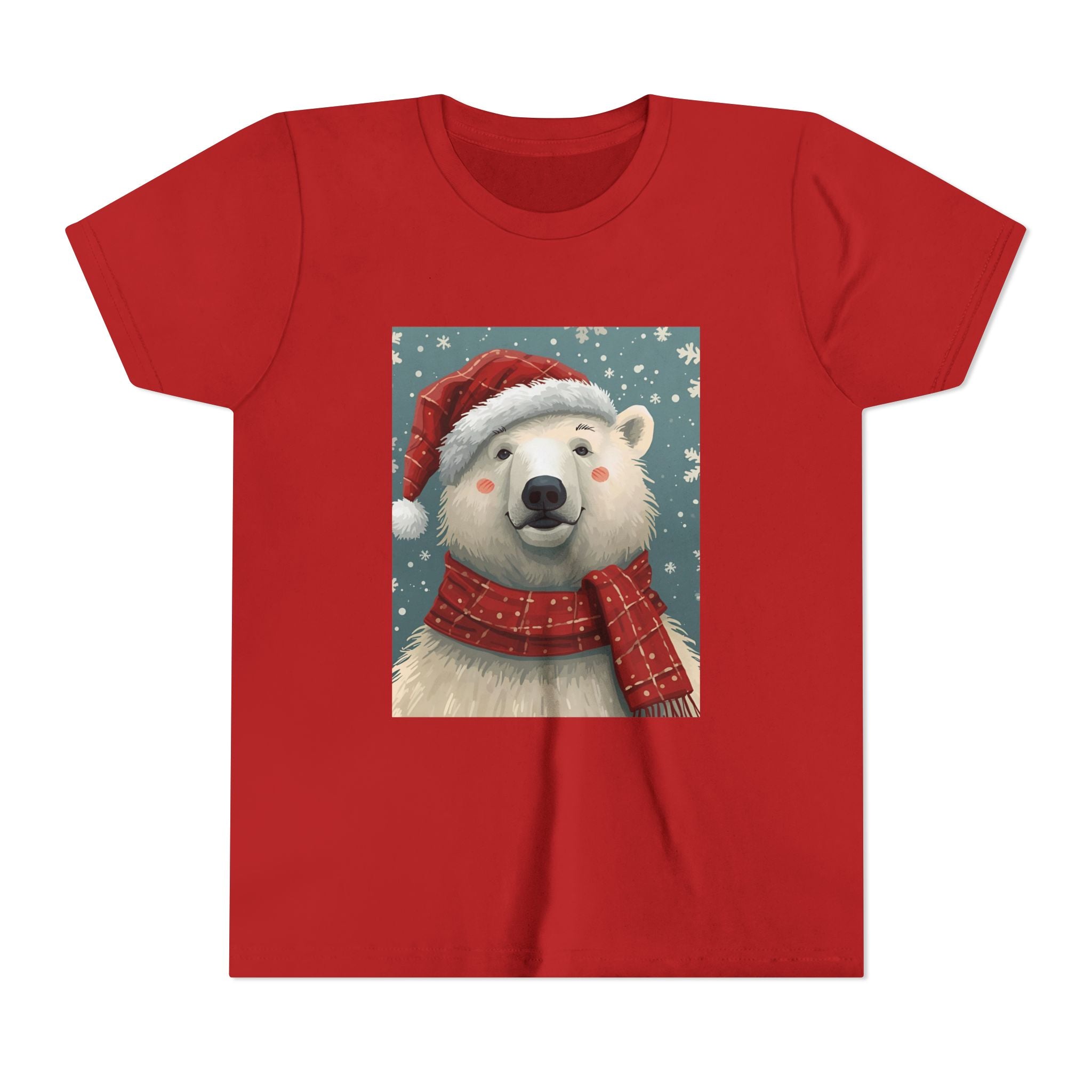 Christmas Bear Youth Short Sleeve Tee